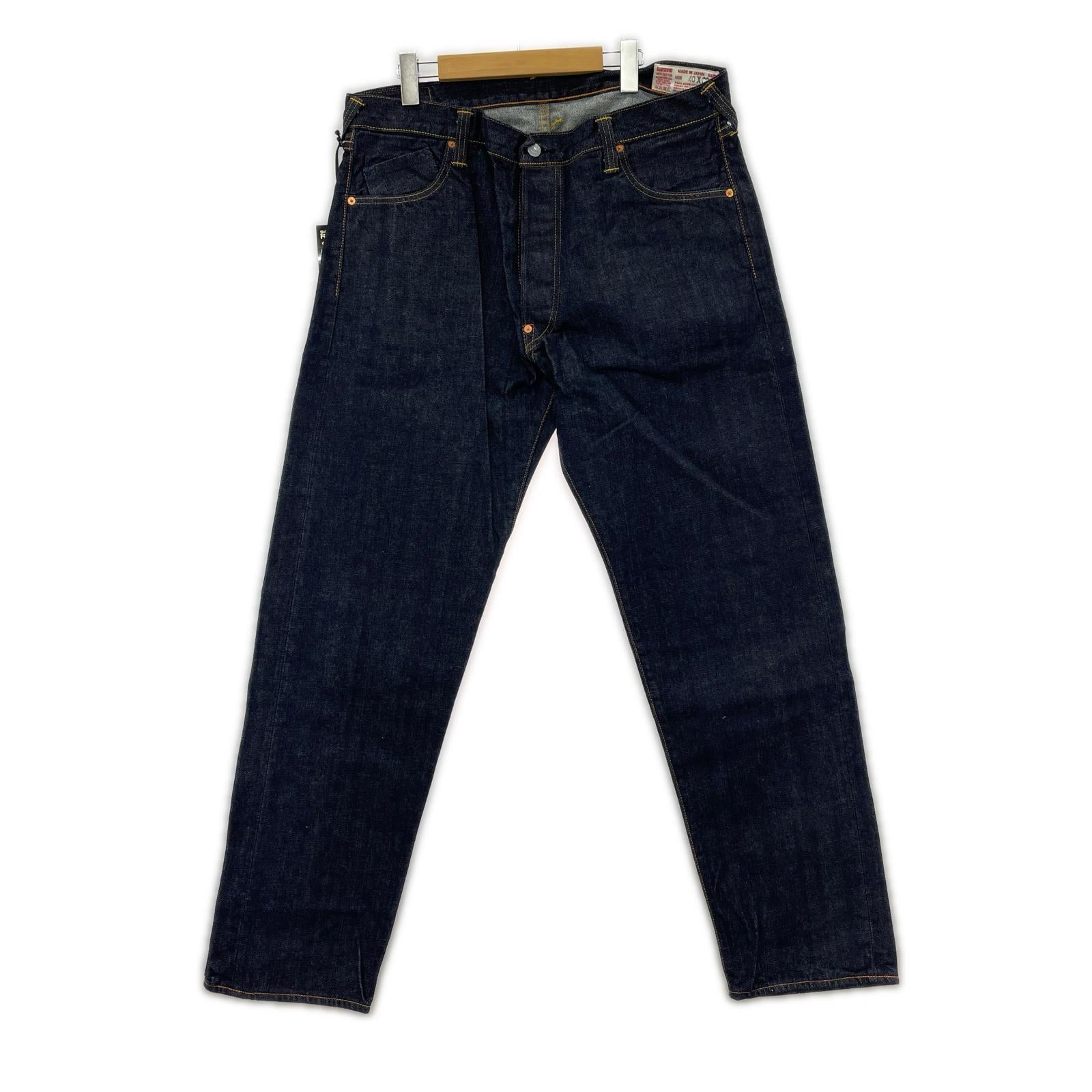 デニムパンツ EVISU NO.2 Lot.2000T くまモン W40 40 ネイビー