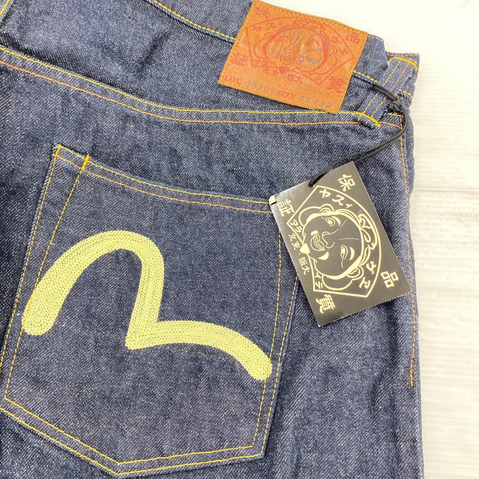 デニムパンツ EVISU NO.2 Lot.2000T くまモン デニムパンツ W42