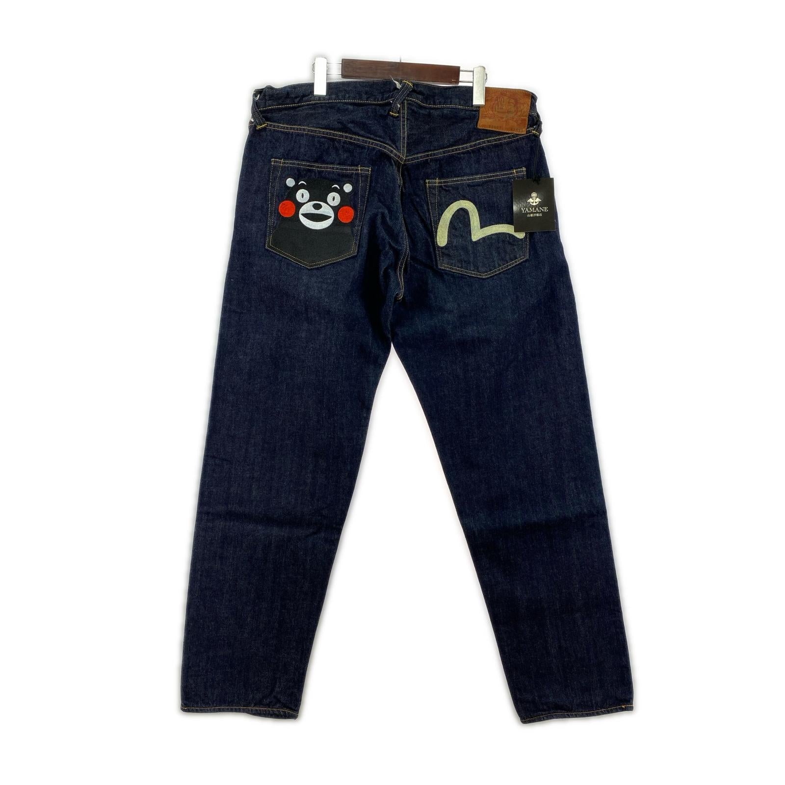 デニムパンツ EVISU NO.2 Lot.2000T くまモン ﾃﾞﾆﾑﾊﾟﾝﾂ W42