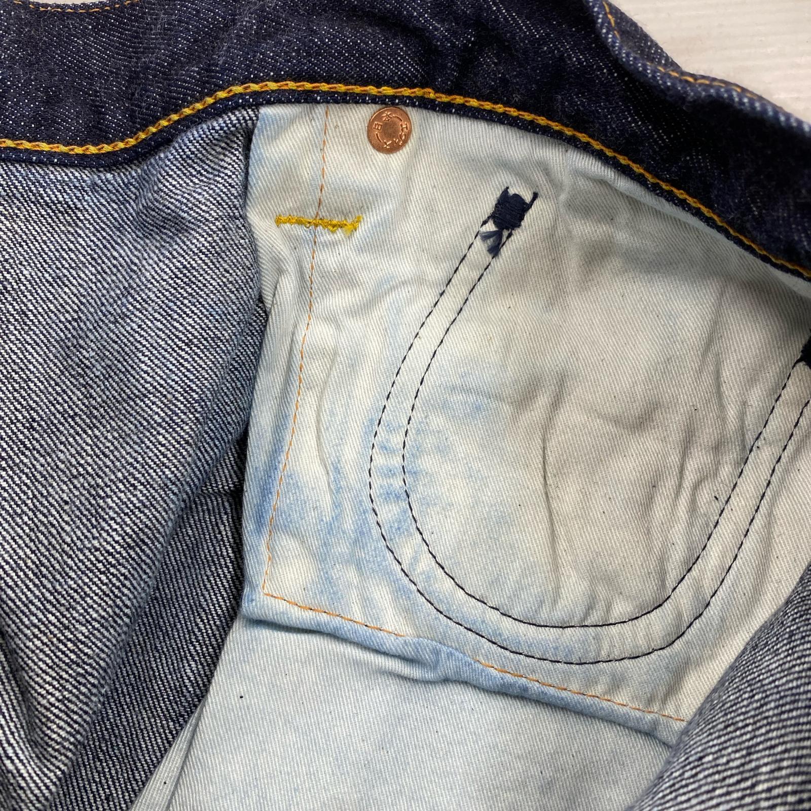 デニムパンツ EVISU NO.2 Lot.2000T くまモン ﾃﾞﾆﾑﾊﾟﾝﾂ W42