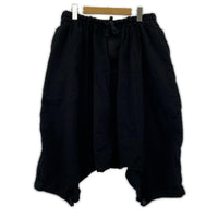ショートパンツ WOOL SAROUEL PANTS 黒(3) 3 ブラック