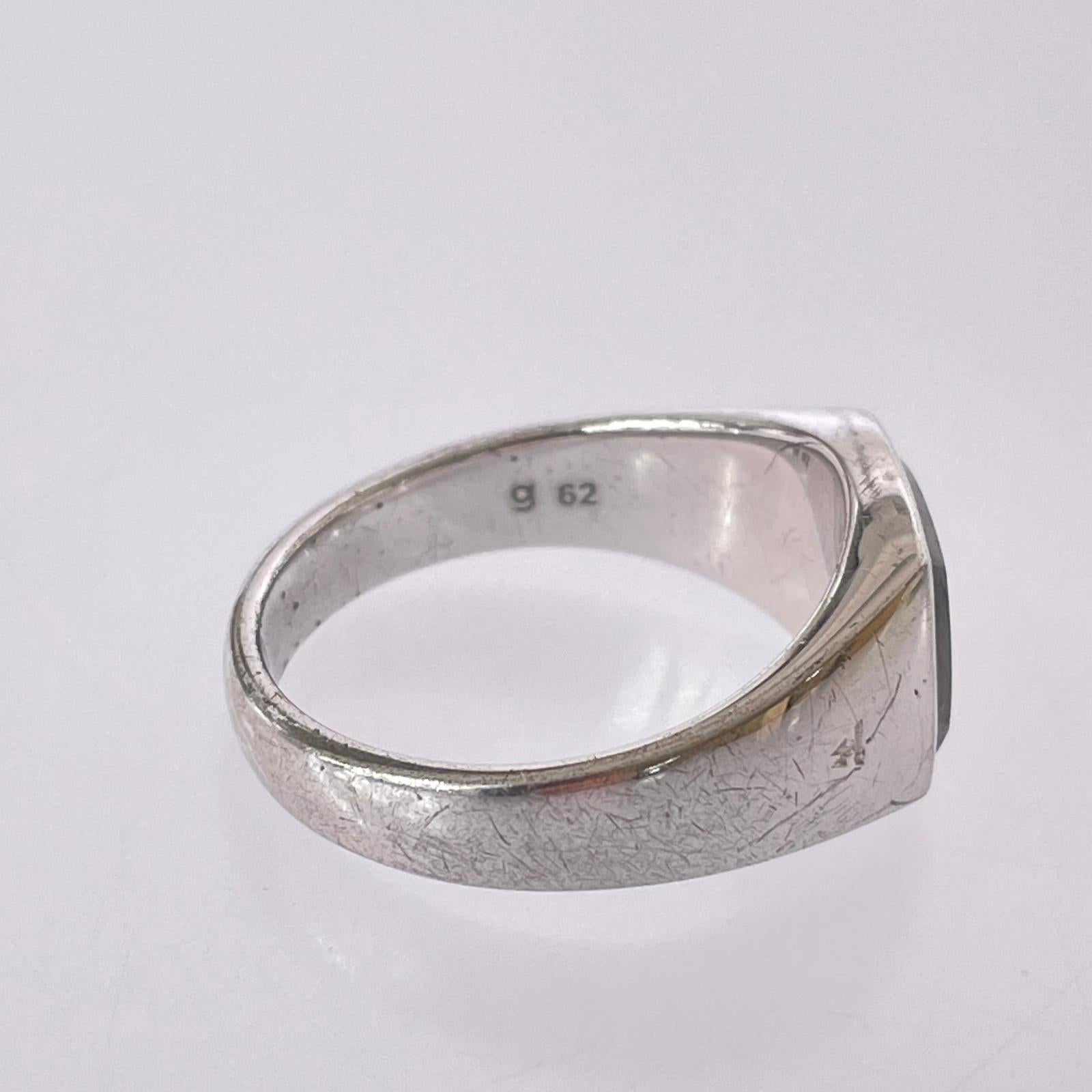 リング・指輪 Kay Ring Larvikite 21号 シルバー