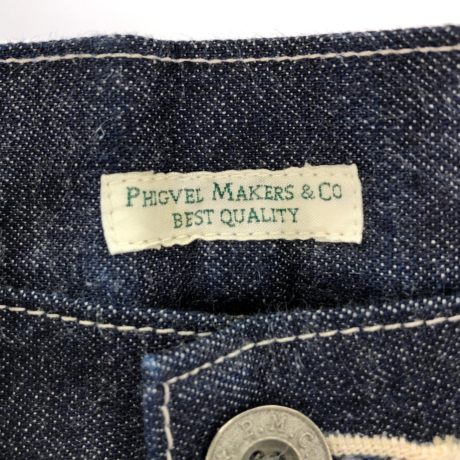 デニムパンツ PMAP-PTM40/MIL DENIM TROUSERS/紺/1 1 ネイビー