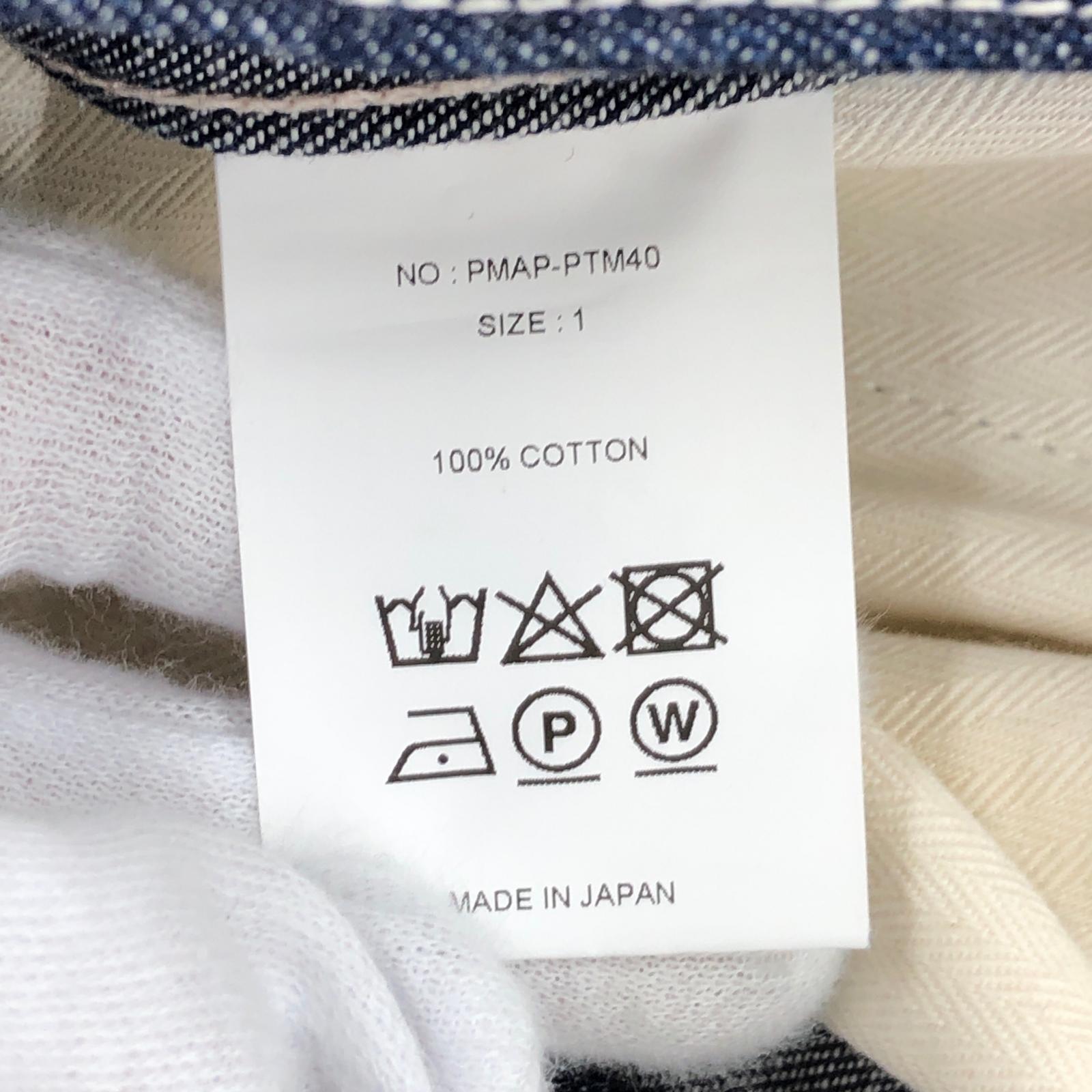 デニムパンツ PMAP-PTM40/MIL DENIM TROUSERS/紺/1 1 ネイビー