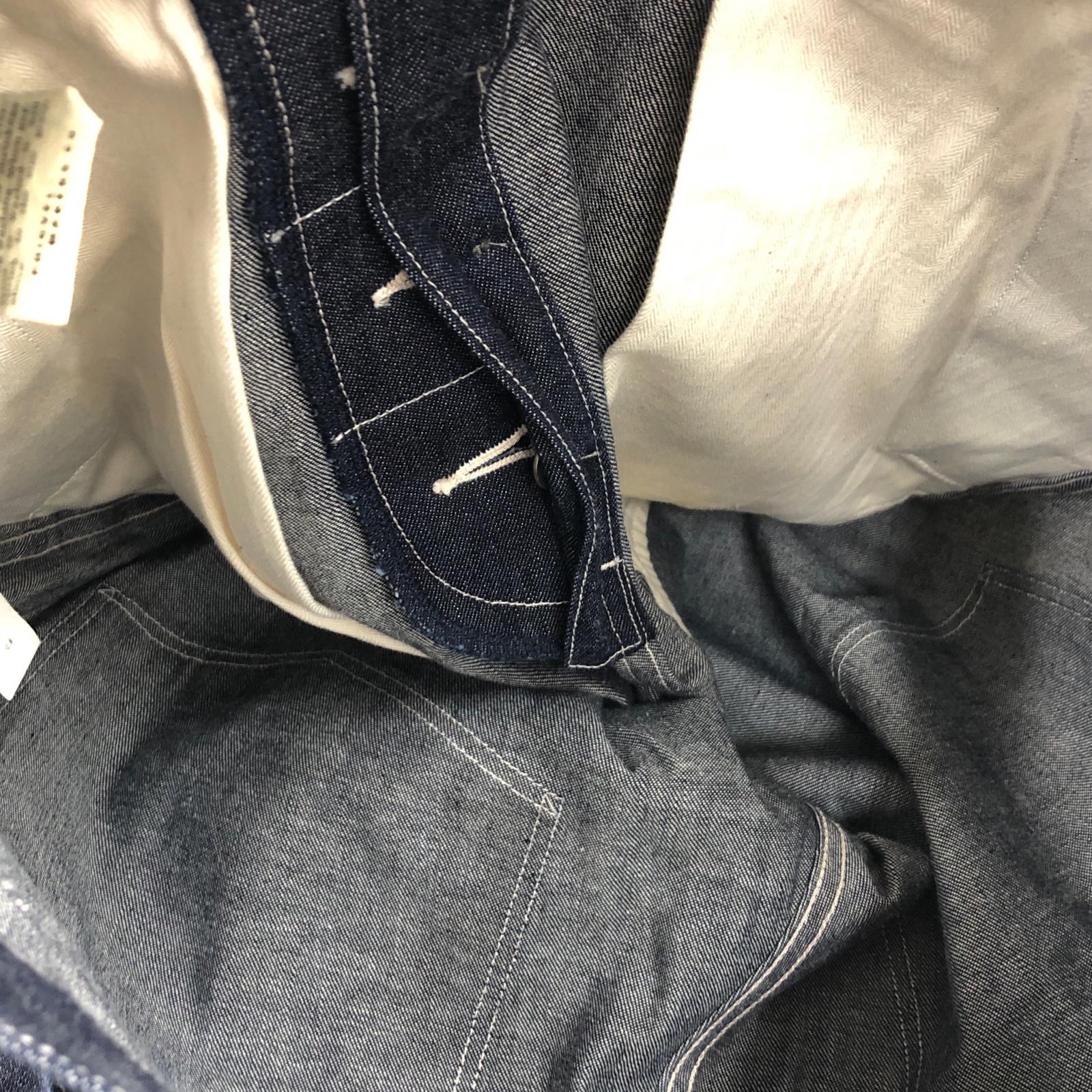 デニムパンツ PMAP-PTM40/MIL DENIM TROUSERS/紺/1 1 ネイビー