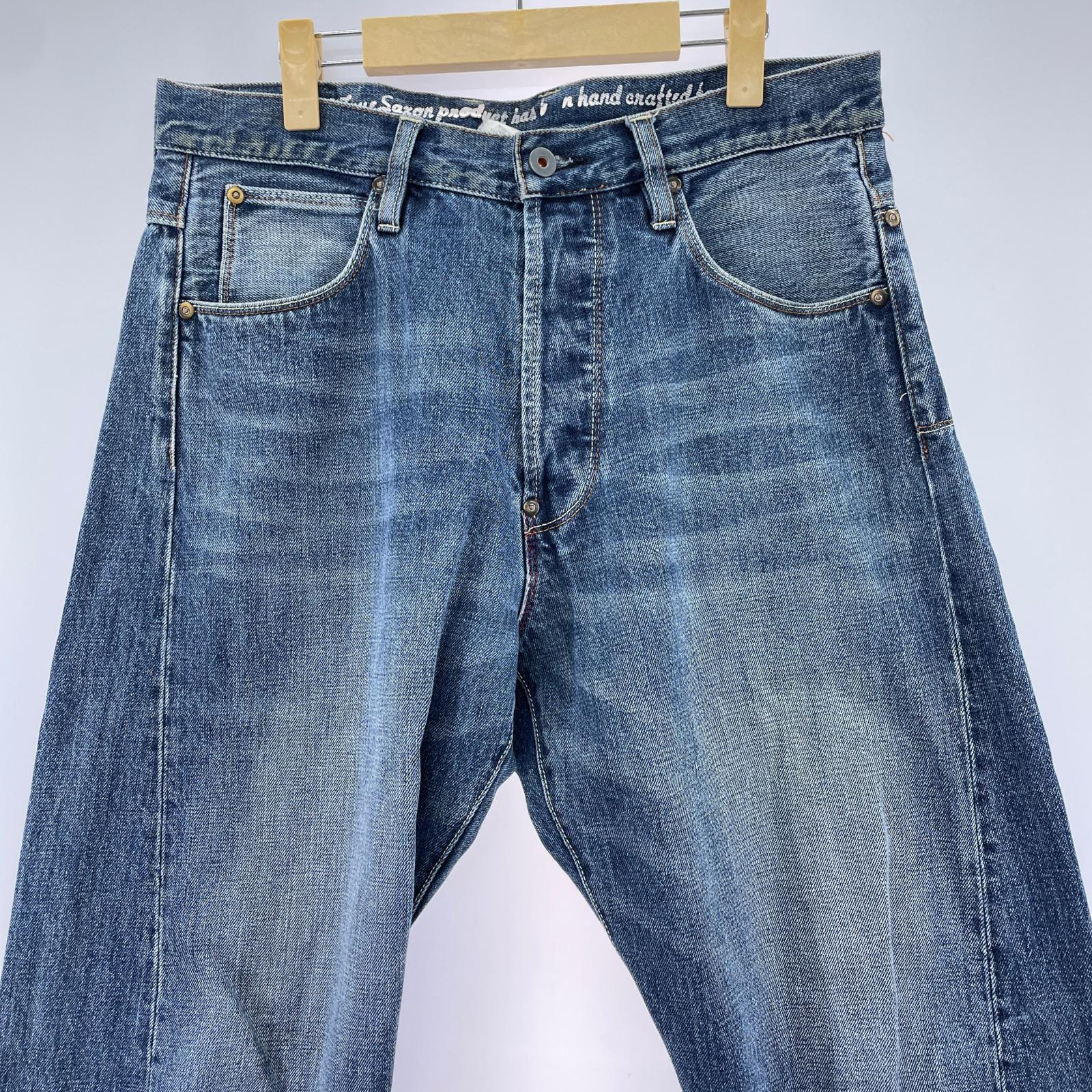 デニムパンツ Button-fly cinch back denim 3 IDG