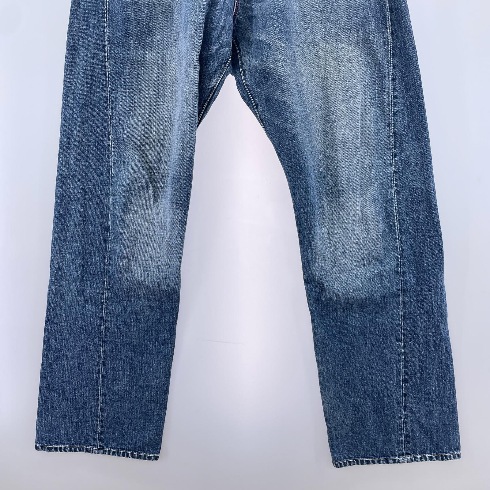 デニムパンツ Button-fly cinch back denim 3 IDG
