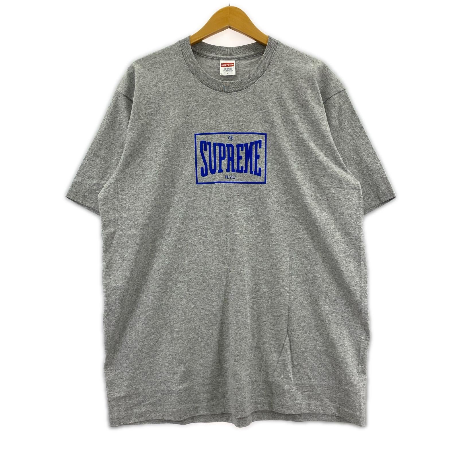 半袖Ｔシャツ supreme warm up TEE グレー (L) L グレー