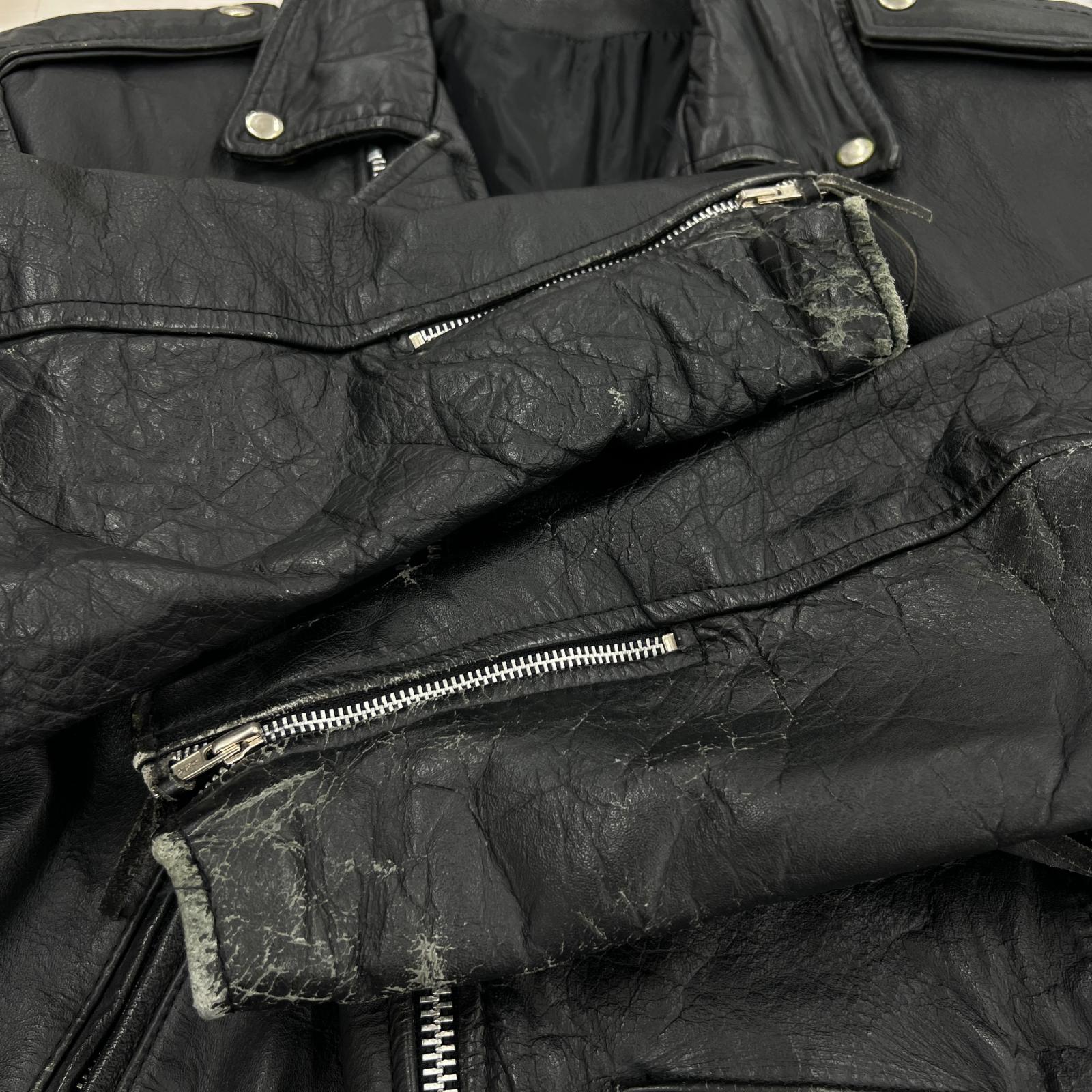ライダースジャケット Double Riders Jacket BLK ブラック