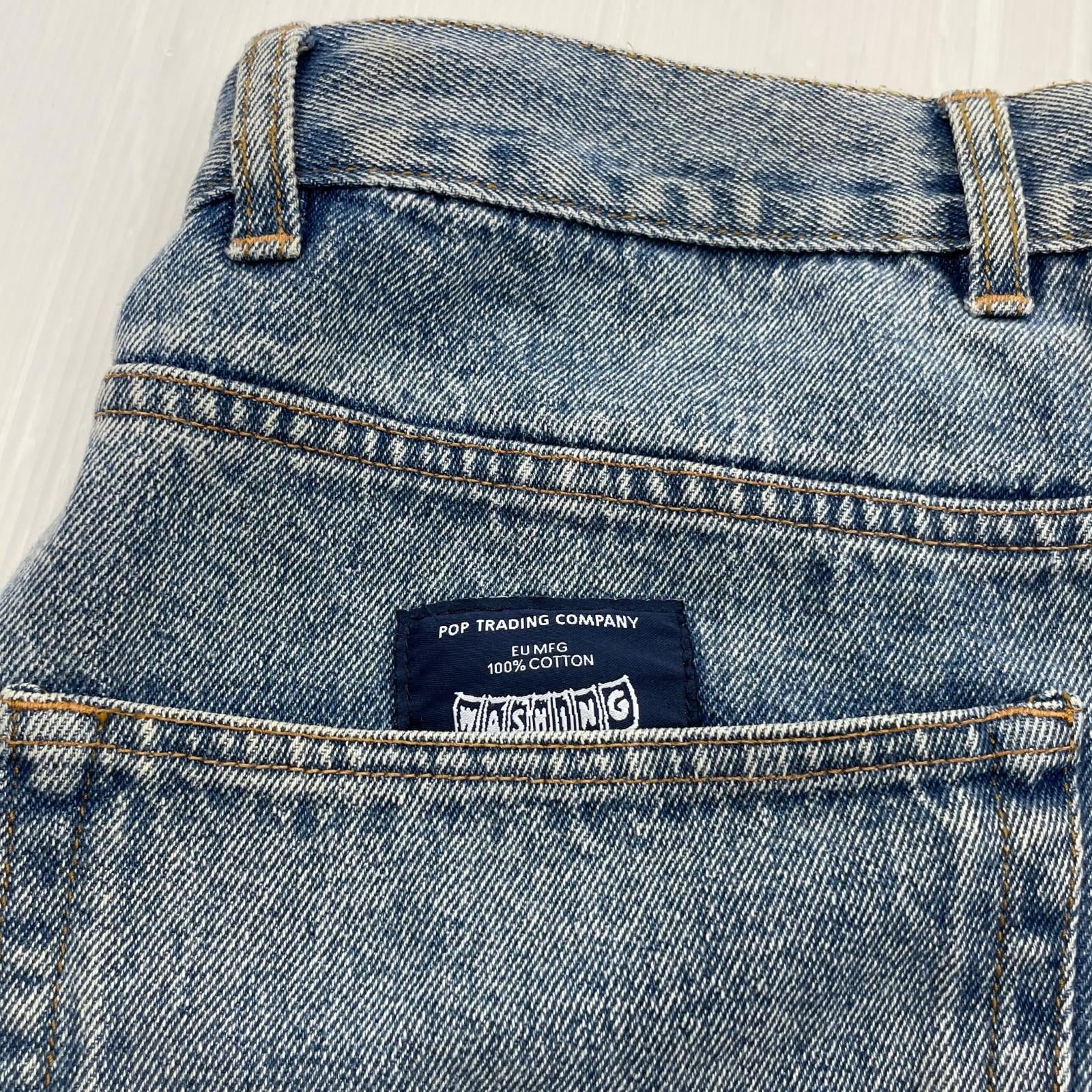 デニムパンツ POP TRADING COMPANY L ブルー