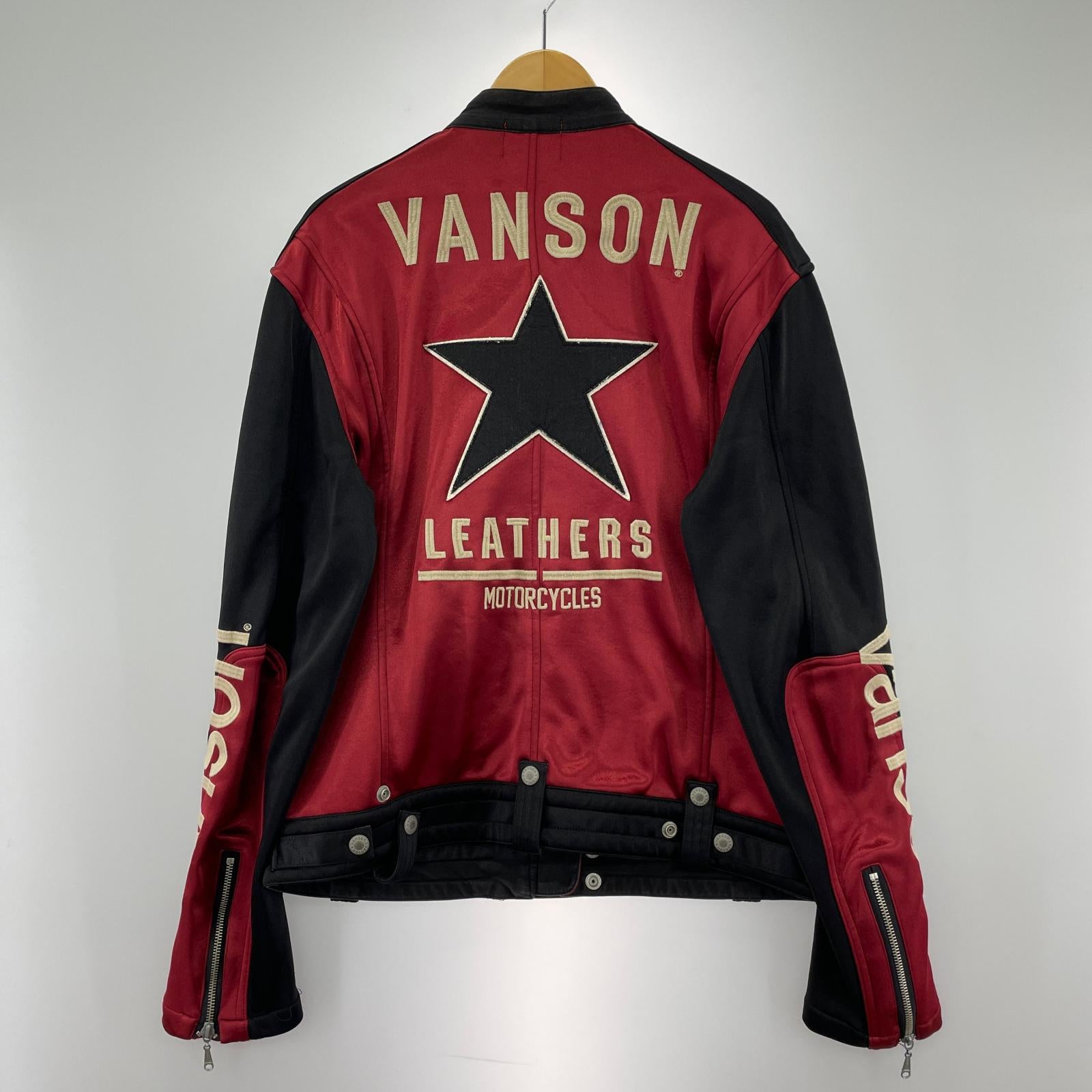 ライダースジャケット ﾅｲﾛﾝﾗｲﾀﾞｰｽ 赤 (XL) レッド