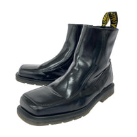 ブーツ DURROW ZIP スクエアトゥ UK9 ブラック