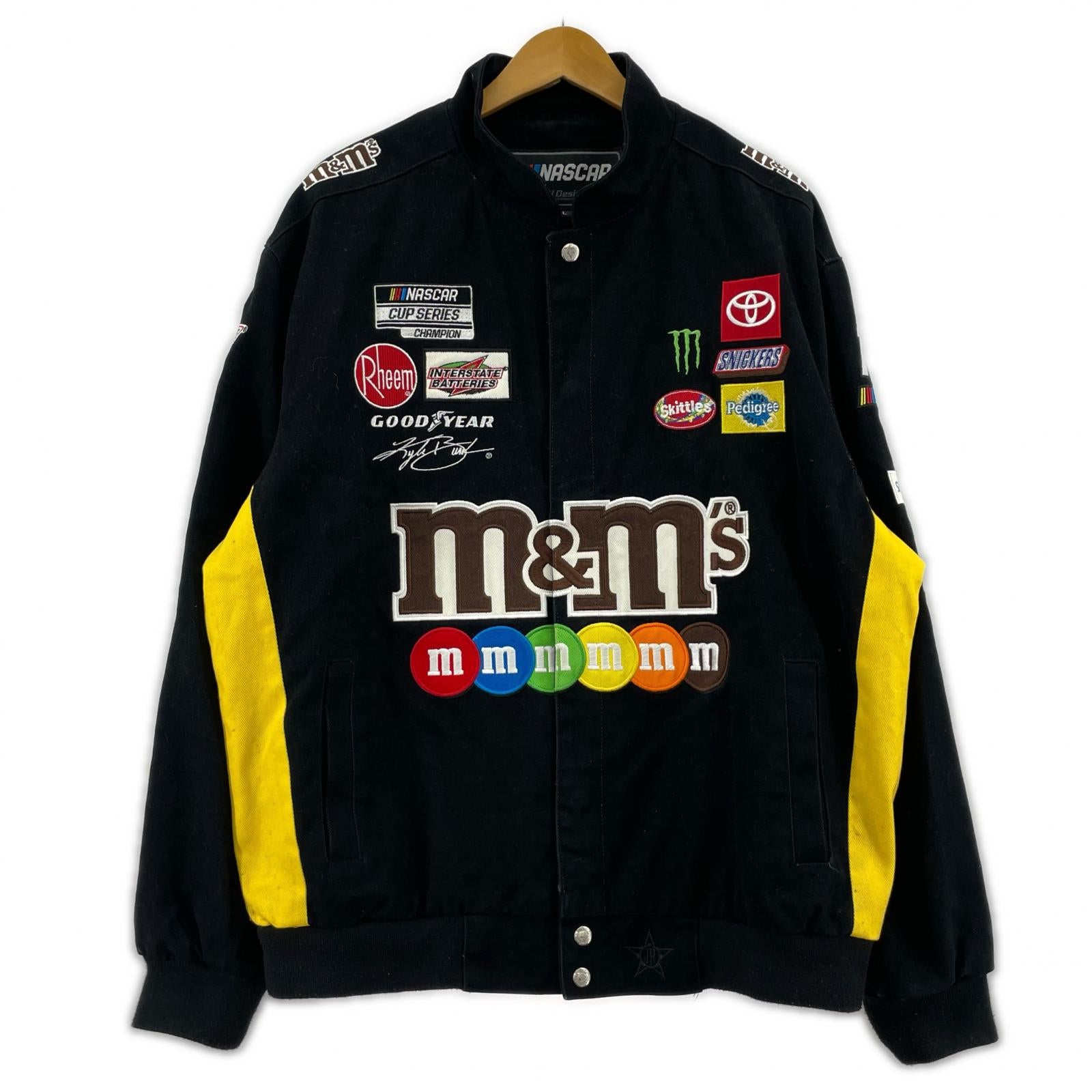 ジャケット Nascar M&M's ピットジャケット 黒 (L) L ブラック