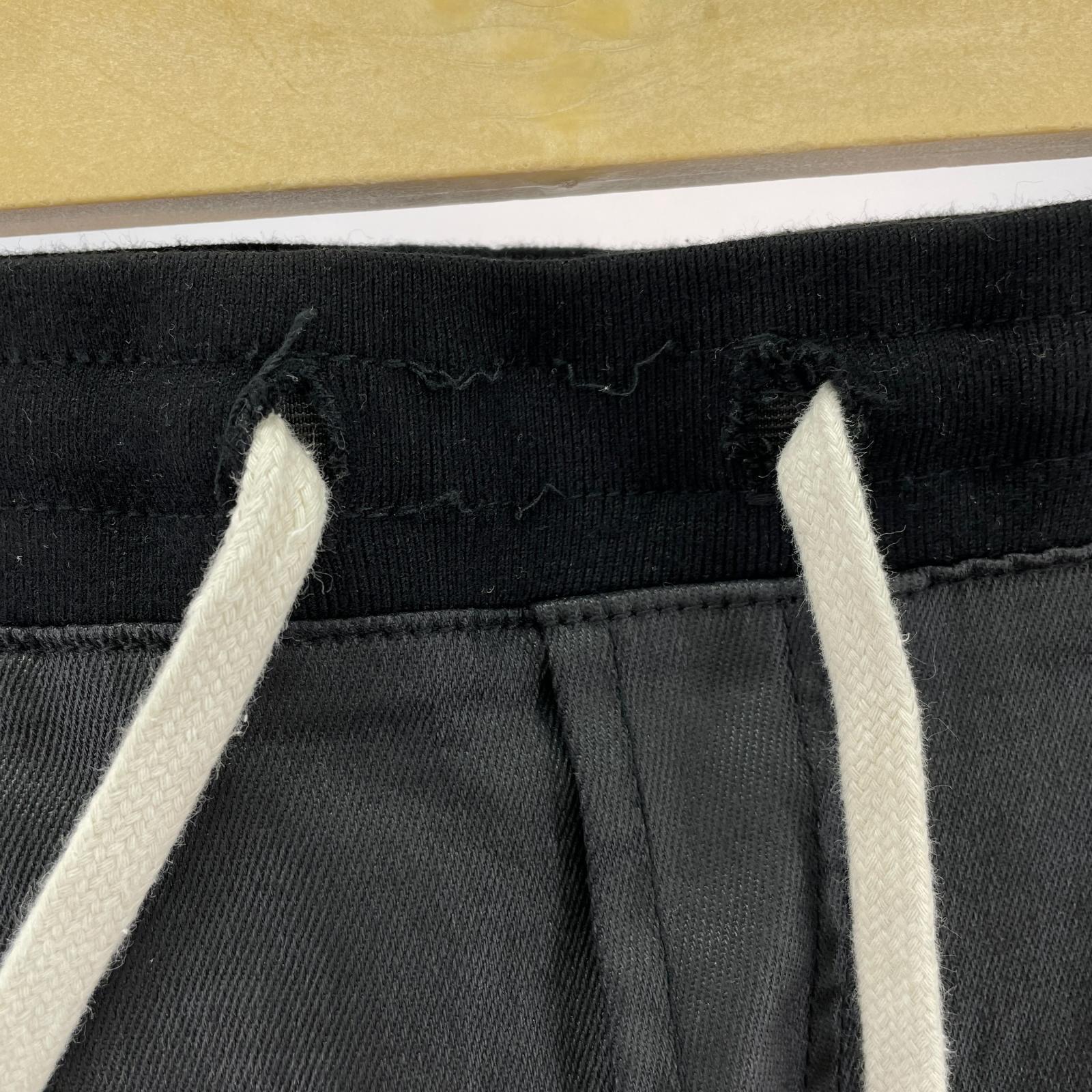 パンツ CARGO DRAWCORD PANTS WAXED 黒 M M ブラック