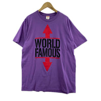 半袖Ｔシャツ world famous 紫 M パープル