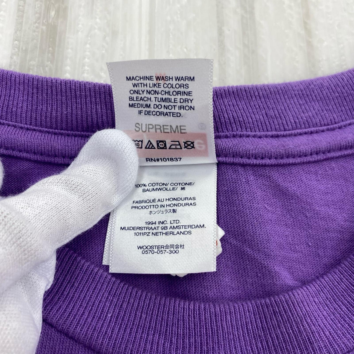 半袖Ｔシャツ world famous 紫 M パープル