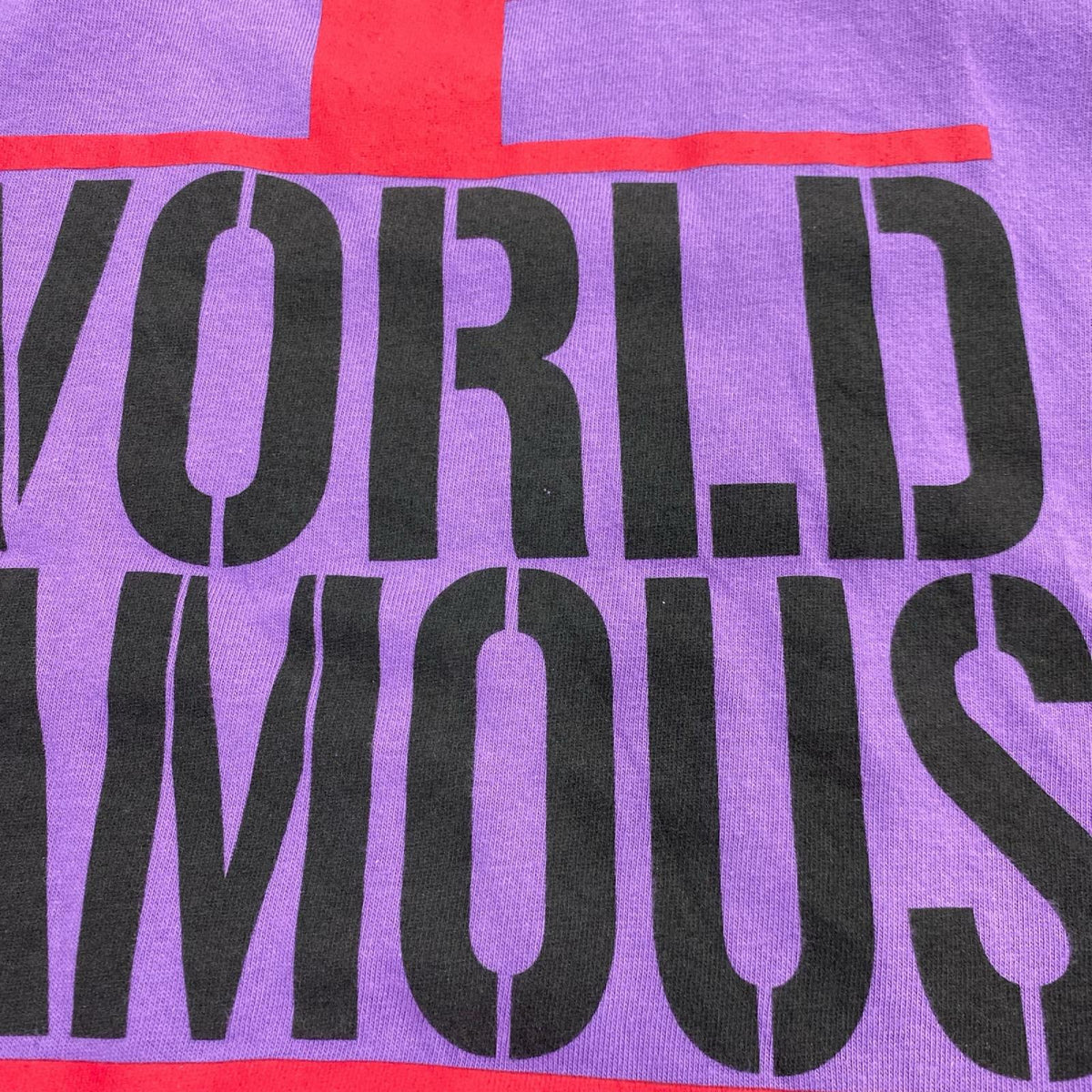 半袖Ｔシャツ world famous 紫 M パープル