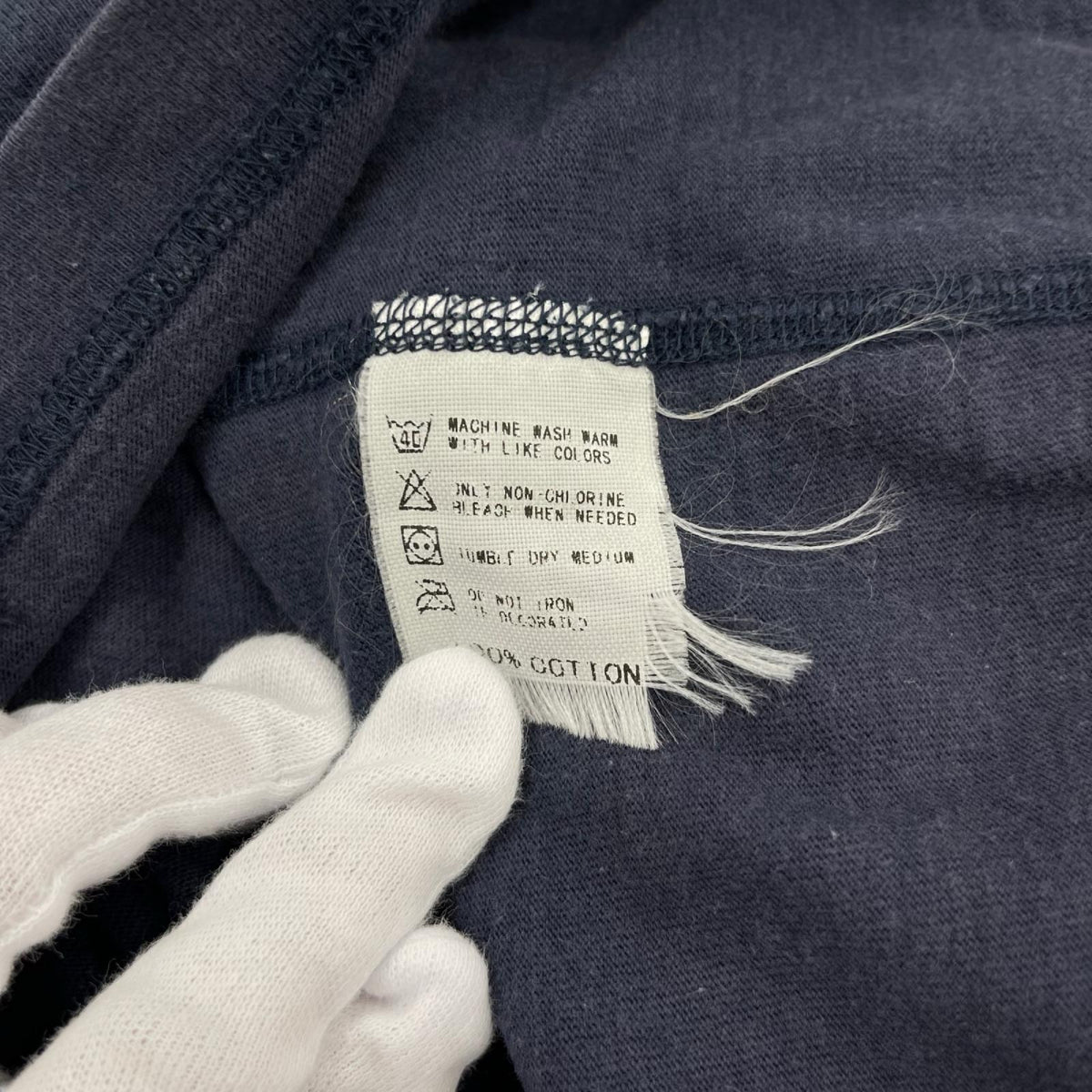 長袖Ｔシャツ 紺 M ネイビー