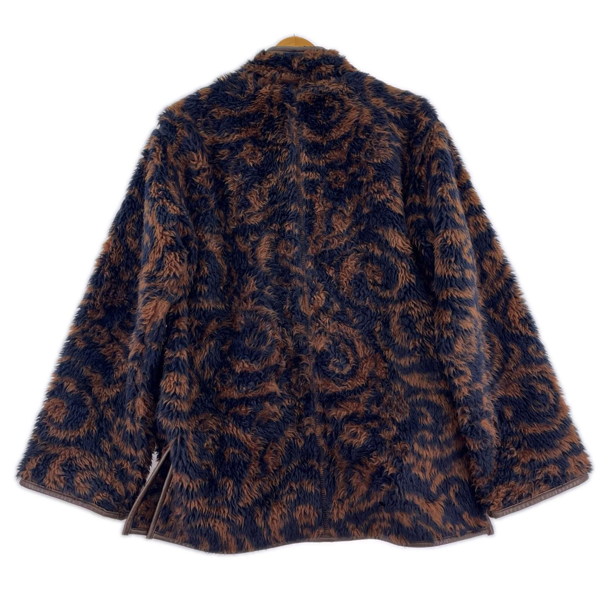 ジャケット jacquard boa hanten M ブラウン
