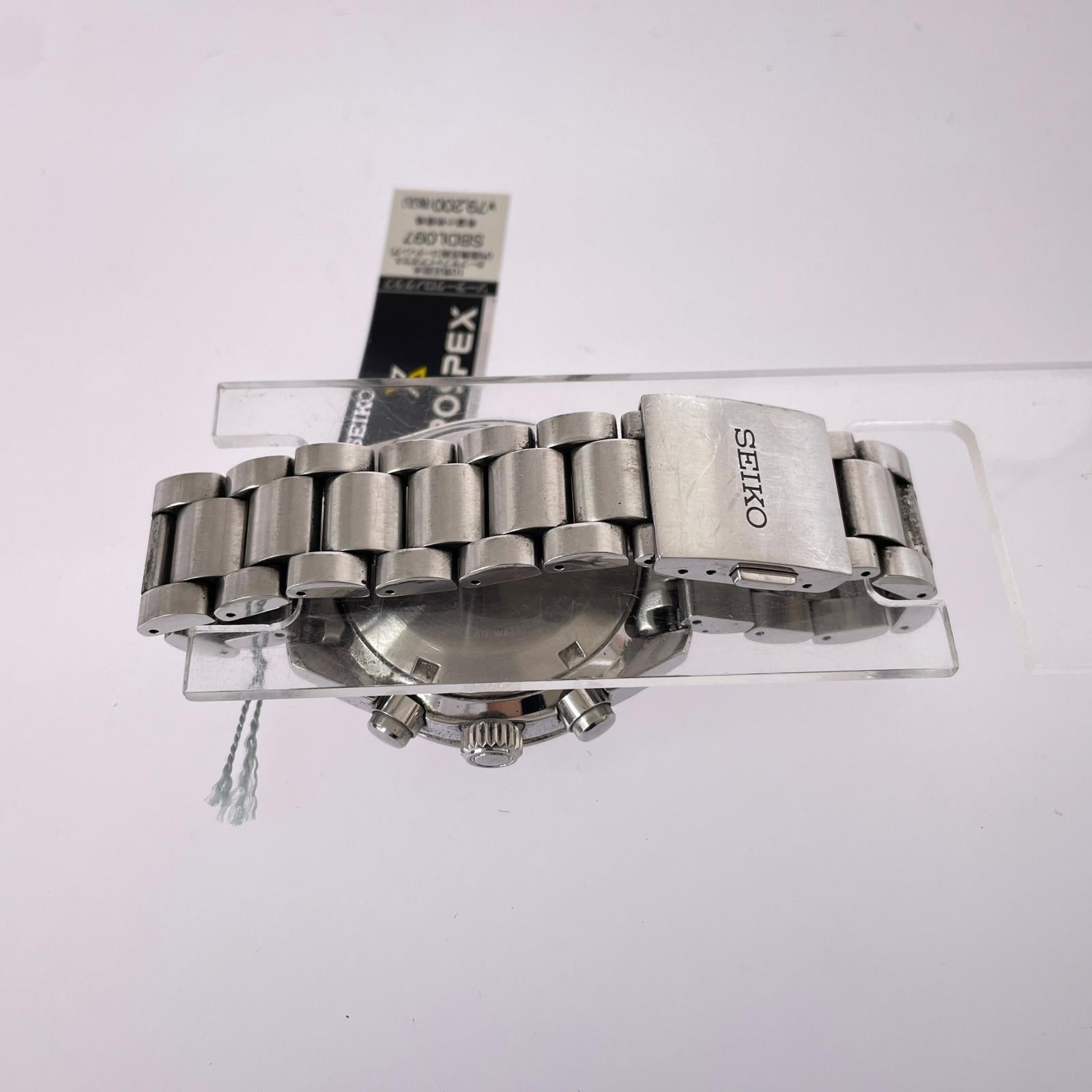 腕時計 PROSPEX SBDL097 ソーラークロノグラフ ネイビー
