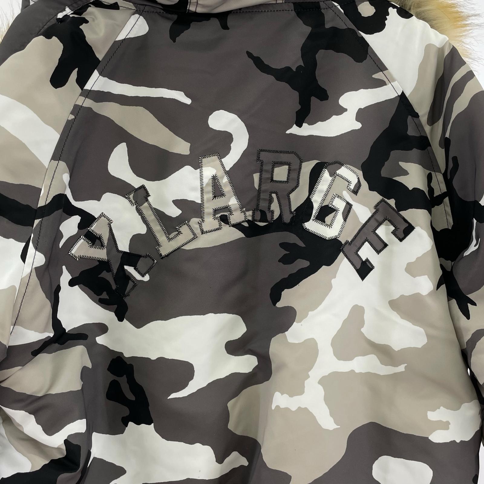 ダウンジャケット ｘXLARGEコラボ 迷彩柄 N-2B（L） L