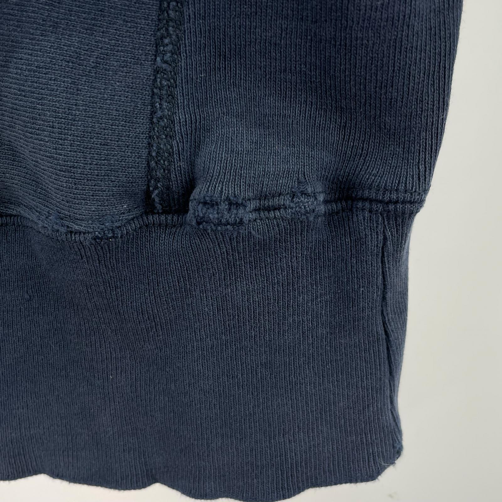 スウェット 80s REVERSE WEAVE スウェット　米国製　目あり ネイビー L L ネイビー