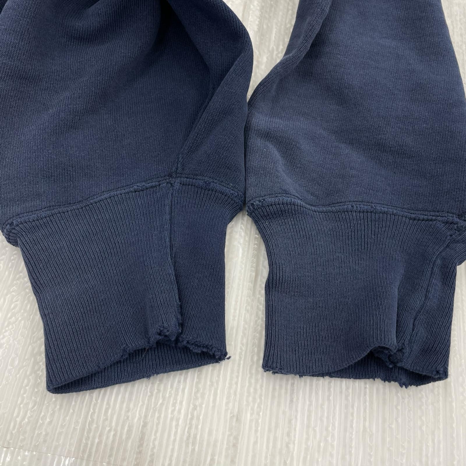 スウェット 80s REVERSE WEAVE スウェット　米国製　目あり ネイビー L L ネイビー