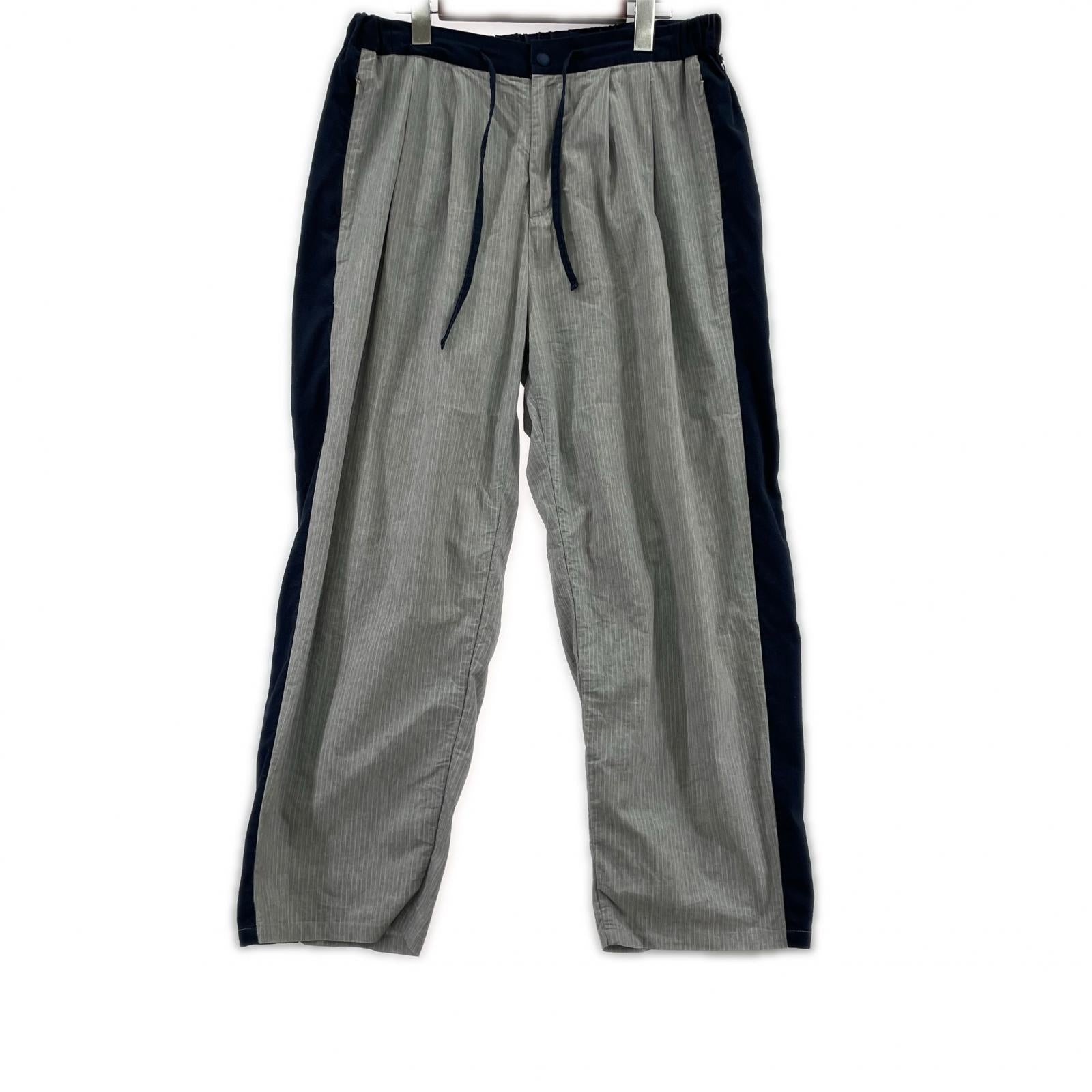 パンツ 18SS ストライプ イージーパンツ M グレー