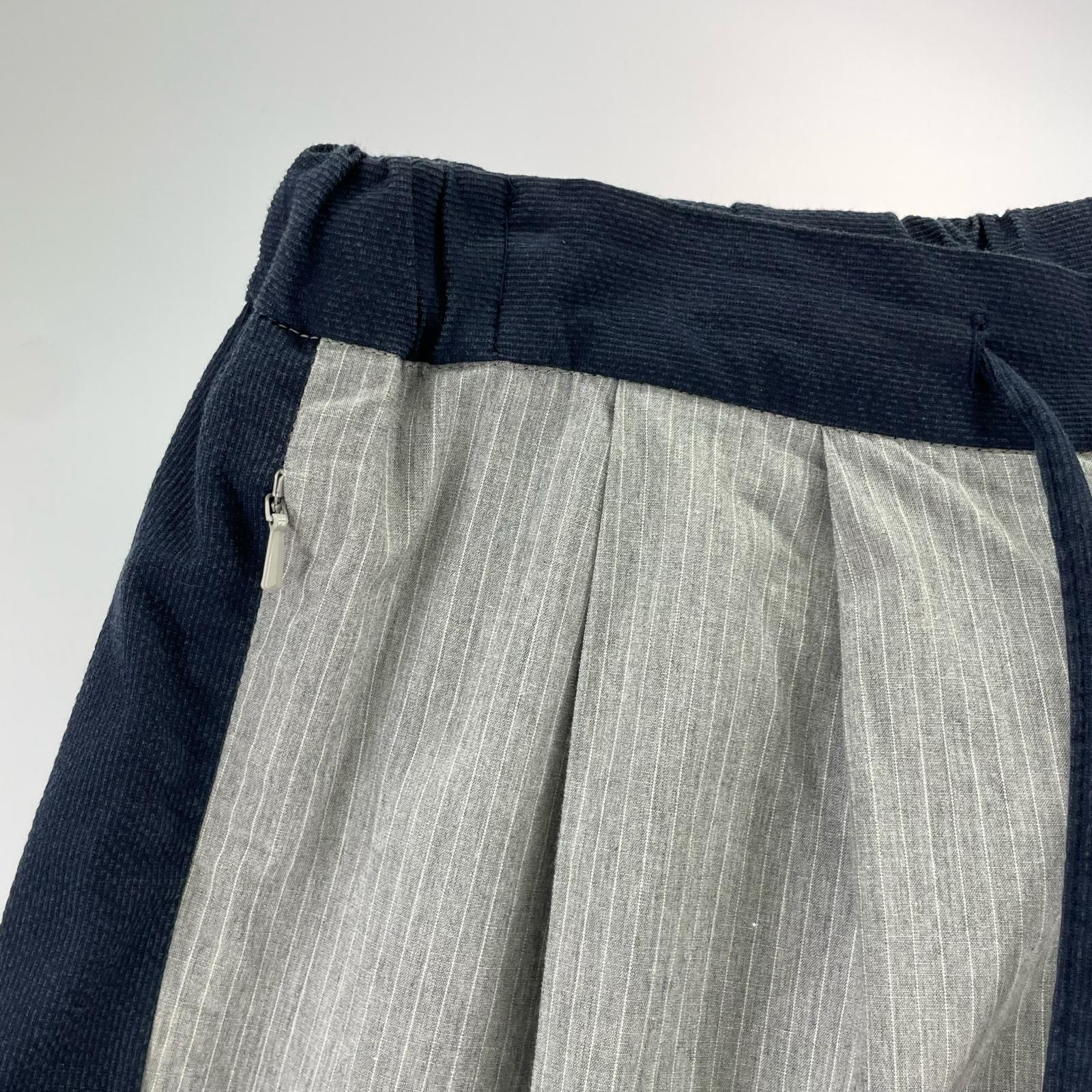 パンツ 18SS ストライプ イージーパンツ M グレー