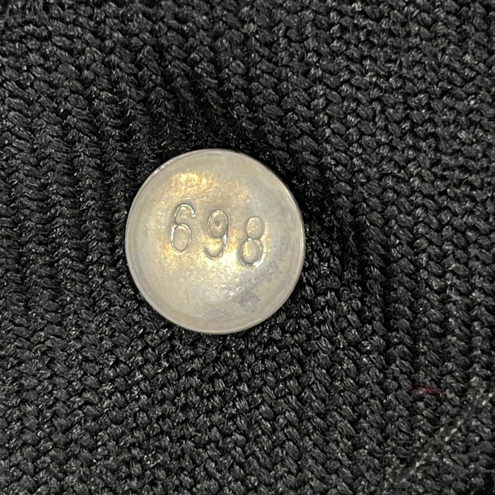 パンツ 90s USA製 ボタン裏698 31 ブラック