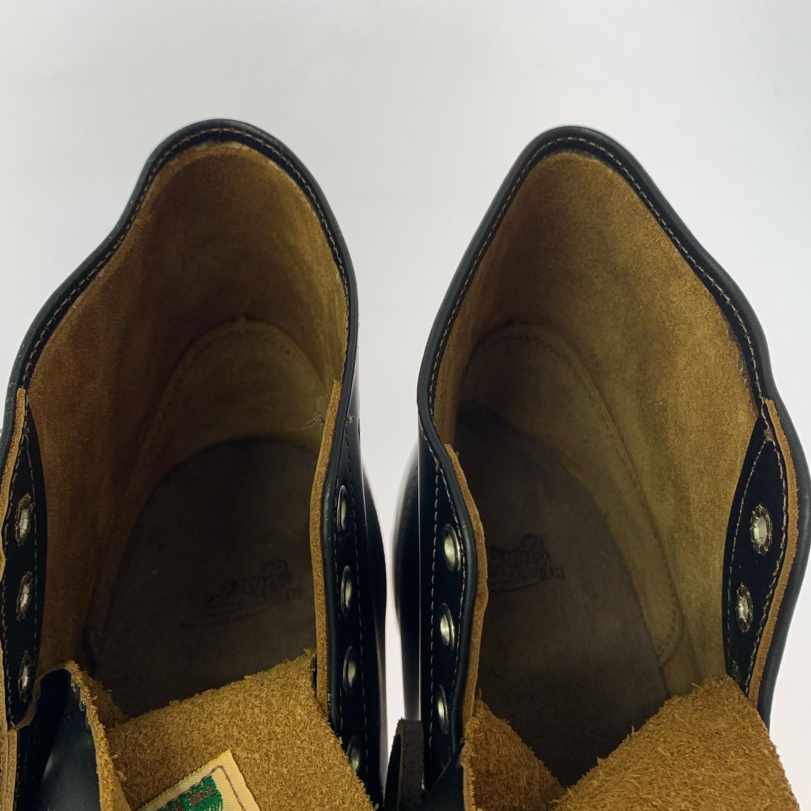 ブーツ RED WING 9870 12年製 犬タグ アイリッシュセッター ブラック