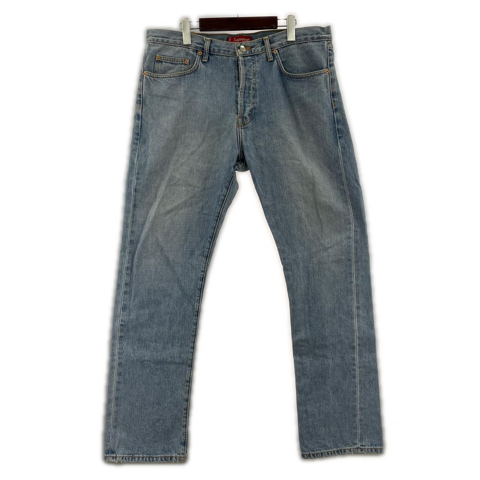 デニムパンツ Washed Slim Jean 36 36 ブルー