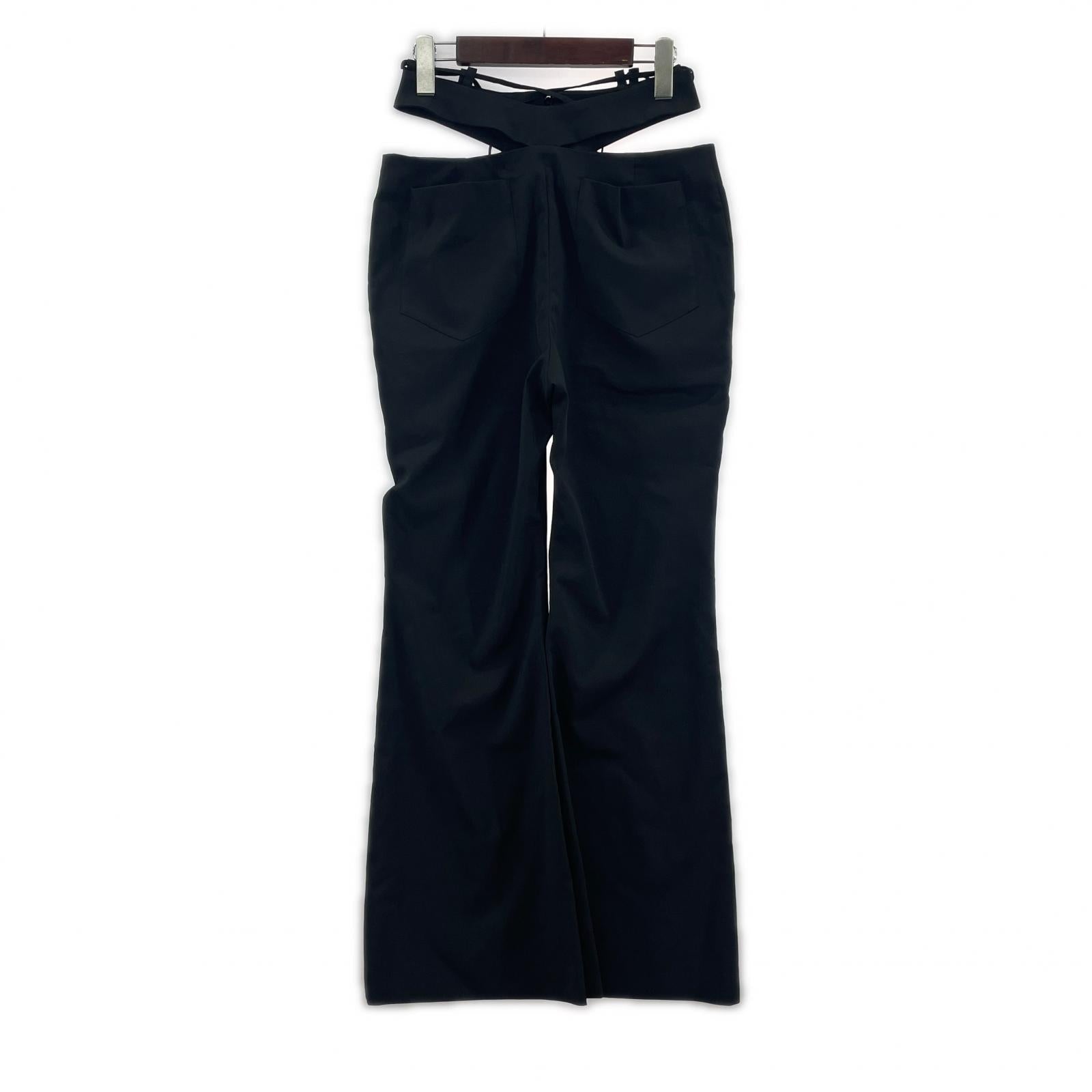 パンツ TELOPLAN Tinley Trousers デザインスラックス S 黒 S ブラック