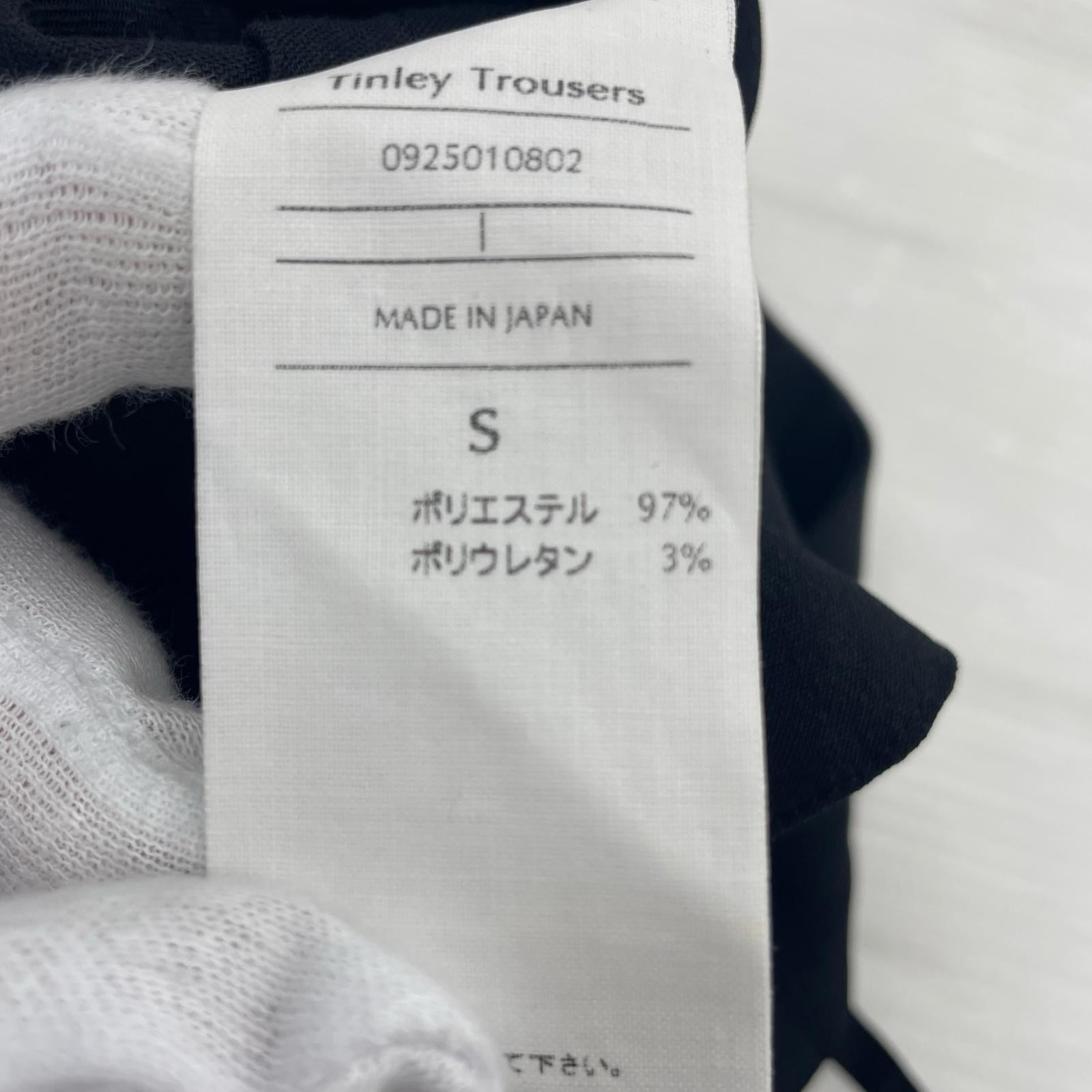 パンツ TELOPLAN Tinley Trousers デザインスラックス S 黒 S ブラック