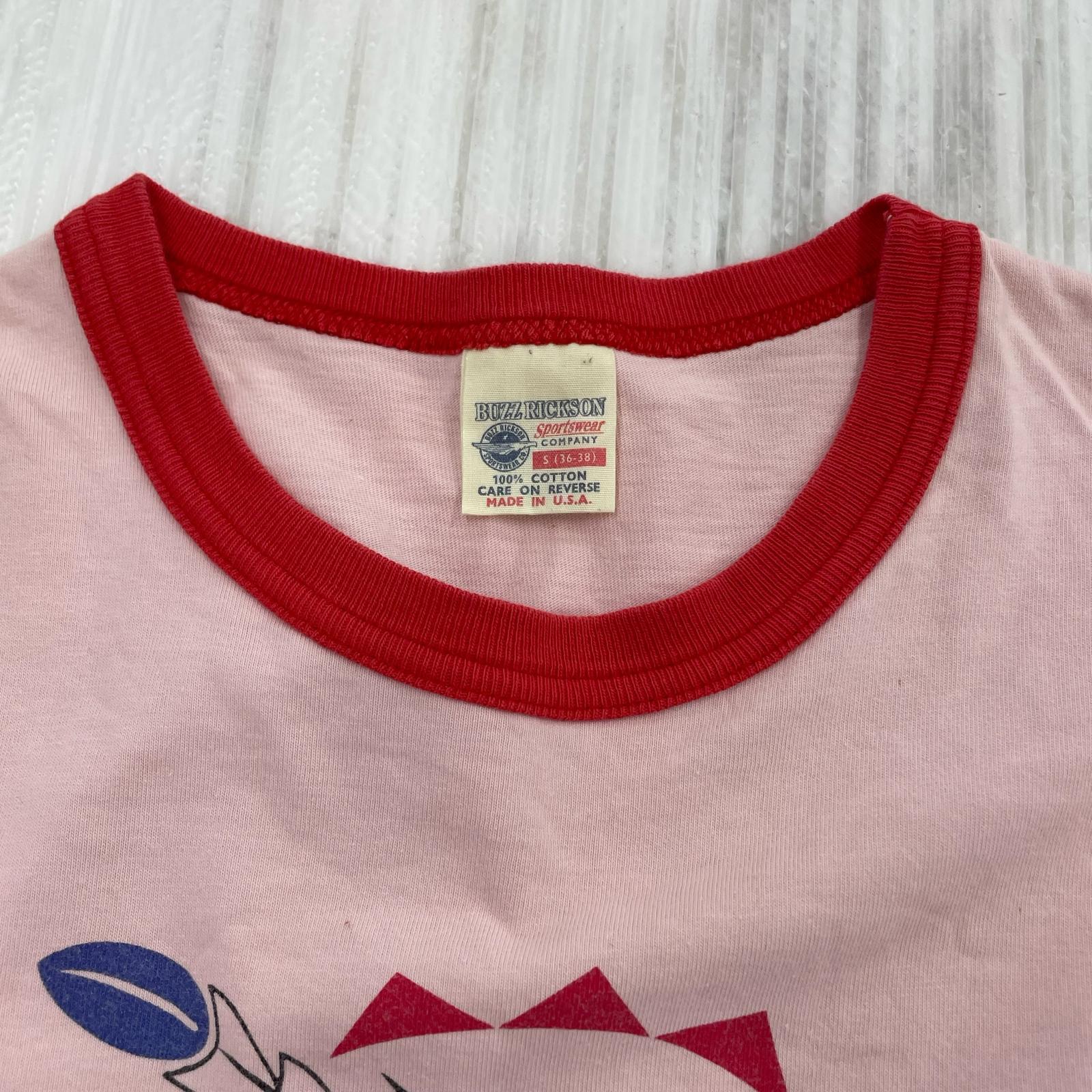 半袖Ｔシャツ リンガーtee S S ピンク