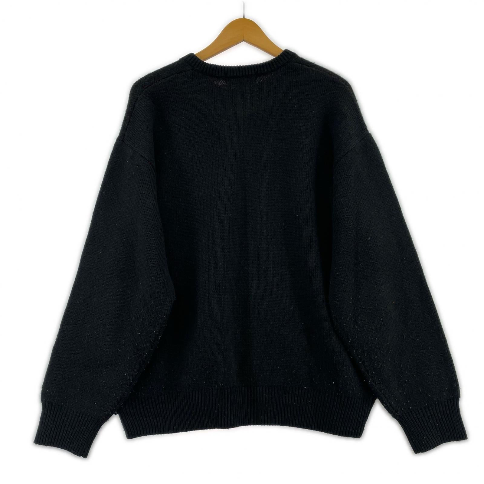 ニット thrasher sweater 黒 (M) M ブラック
