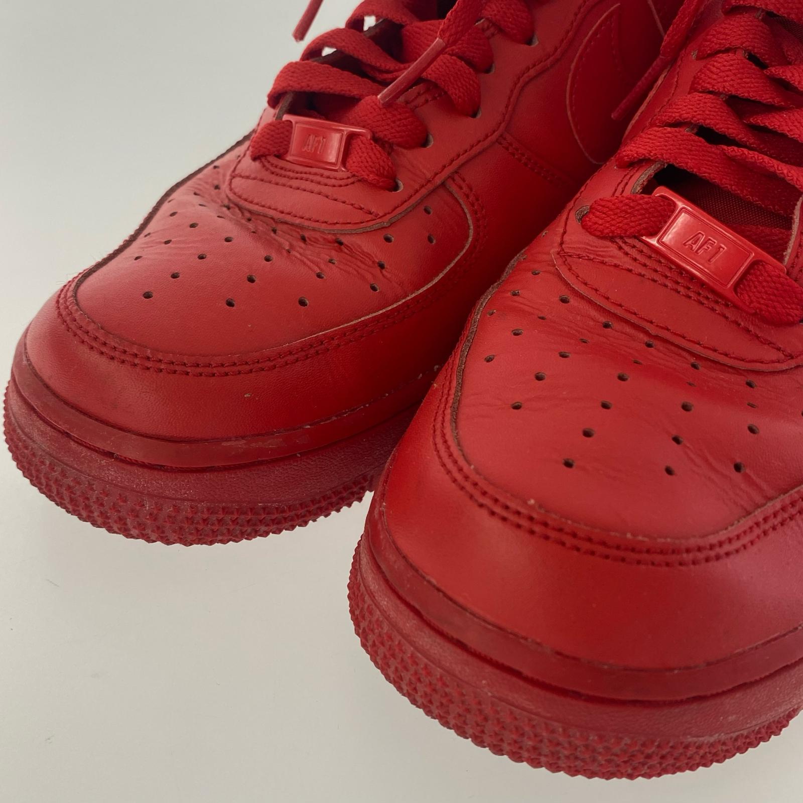 スニーカー NIKE Air Force 1 Low CW6999-600 赤 (25.5) 25.5cm (US7 1/2 UK7 EU41) ブラック