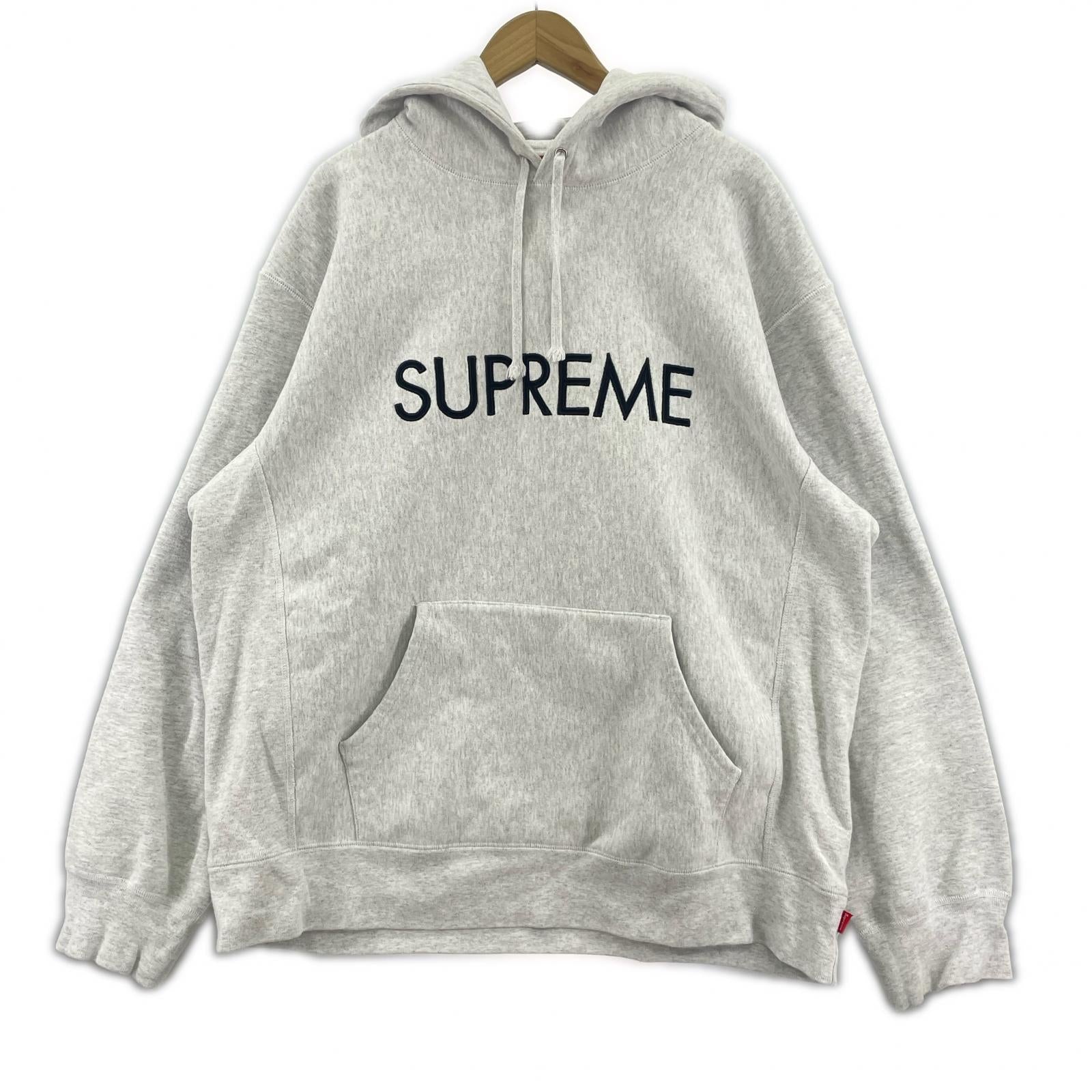 パーカー Supreme 22AW Capital Hooded Sweatshirt XL グレー グレー