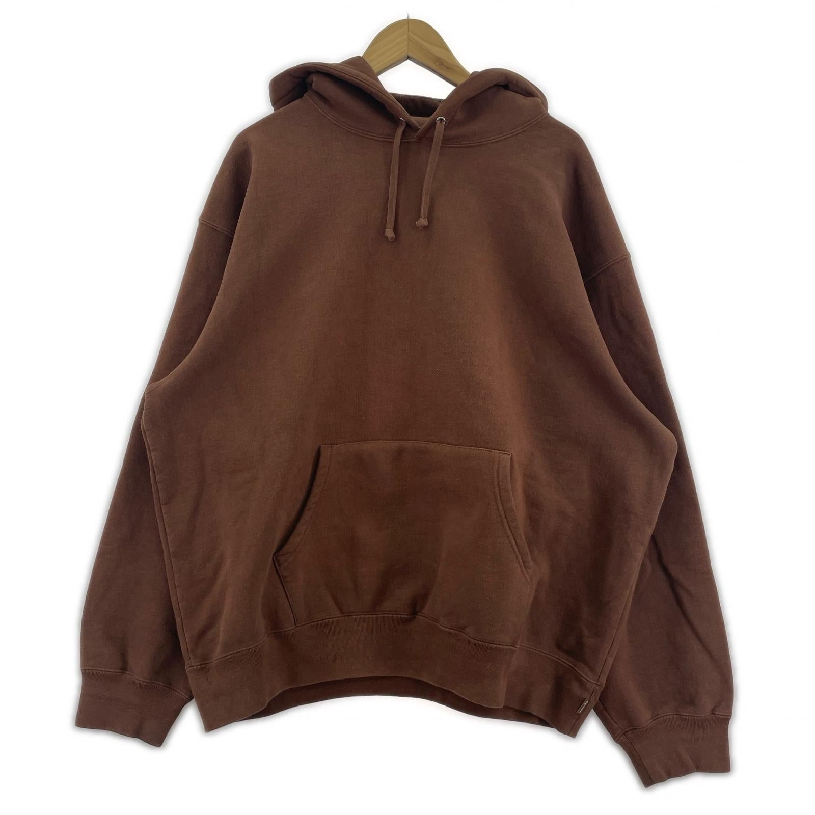 パーカー Supreme Satin Applique Hooded Sweatshirt L ブラウン L ブラウン