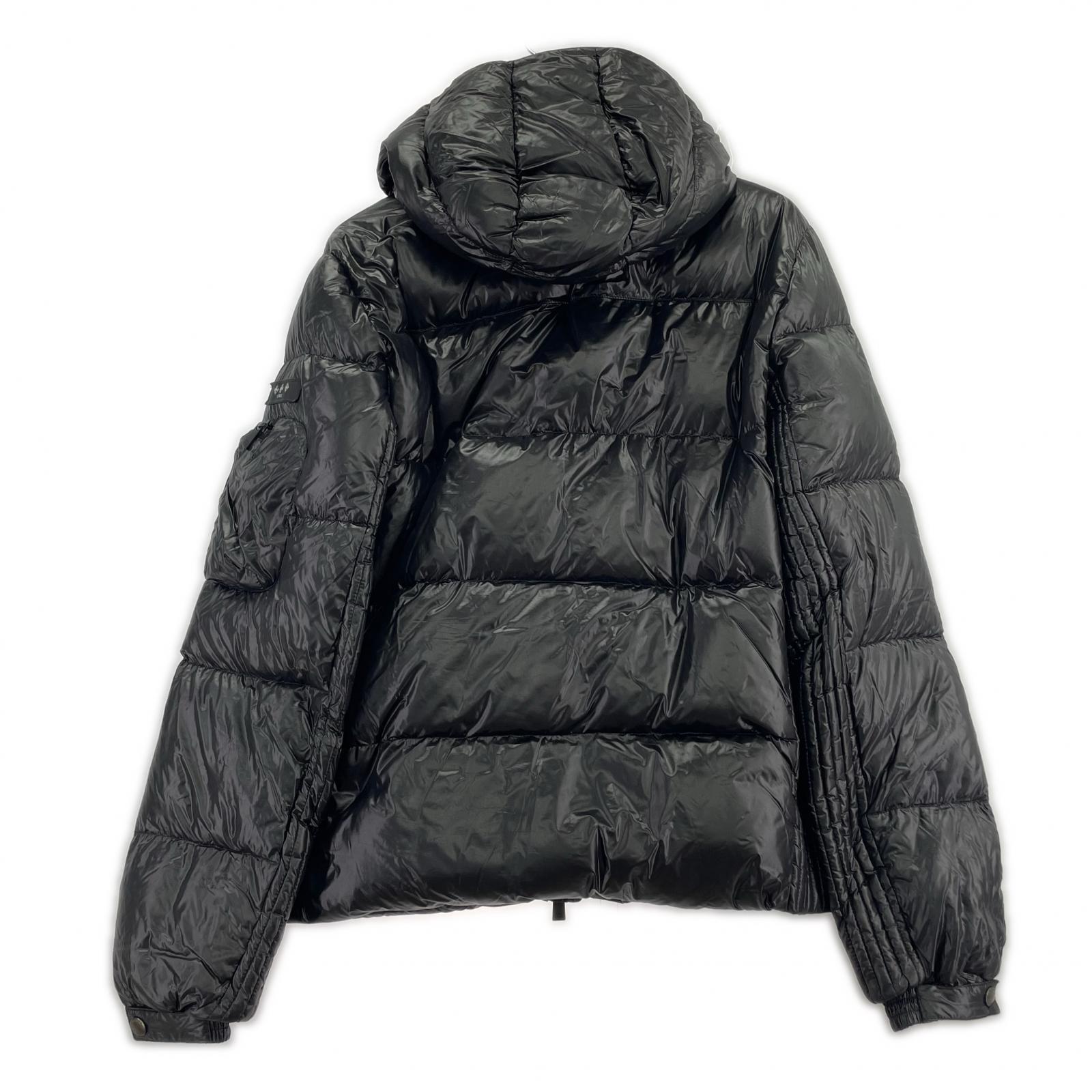 ダウンジャケット 23AW シャイニーナイロンダウンジャケット BELBO ブラック