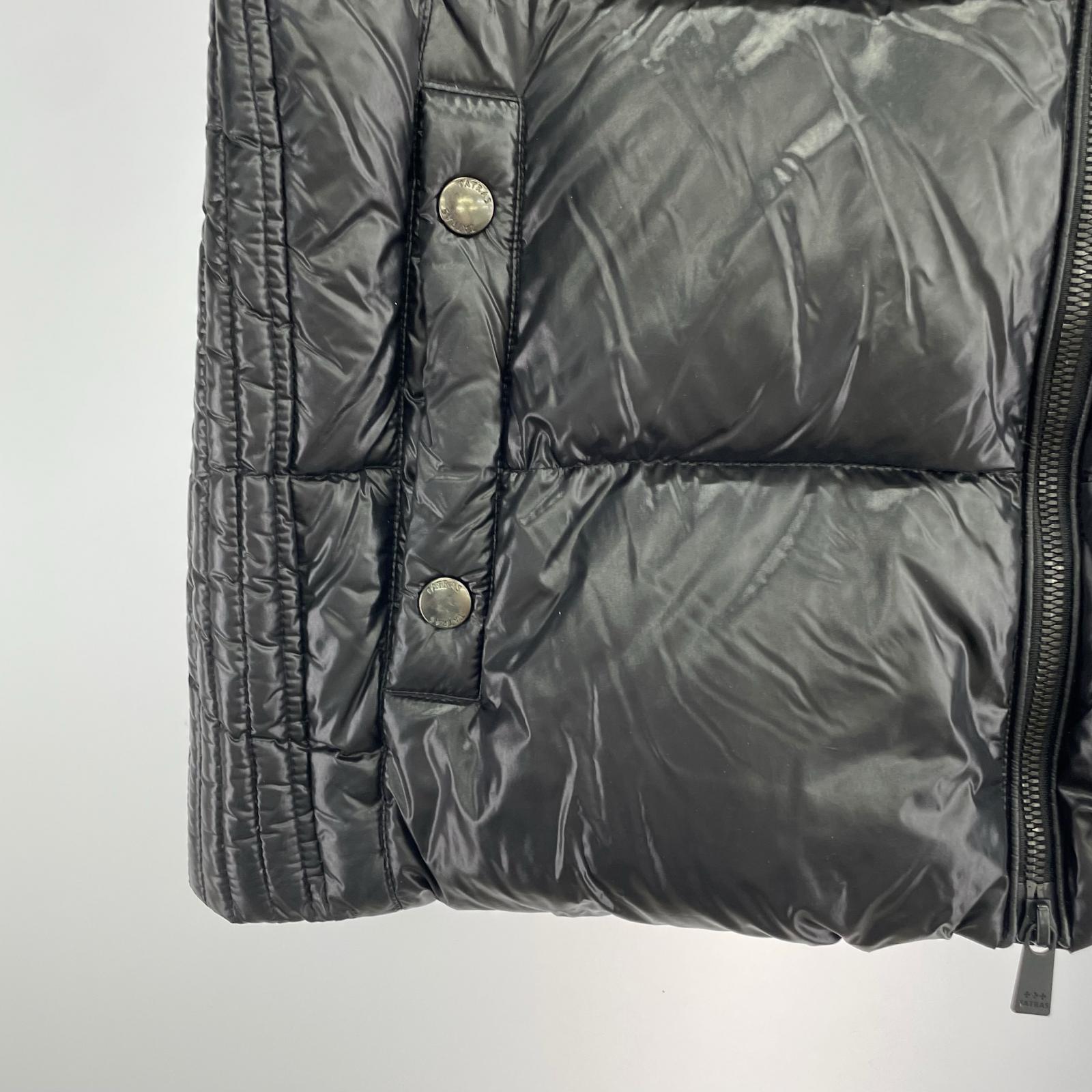 ダウンジャケット 23AW シャイニーナイロンダウンジャケット BELBO ブラック