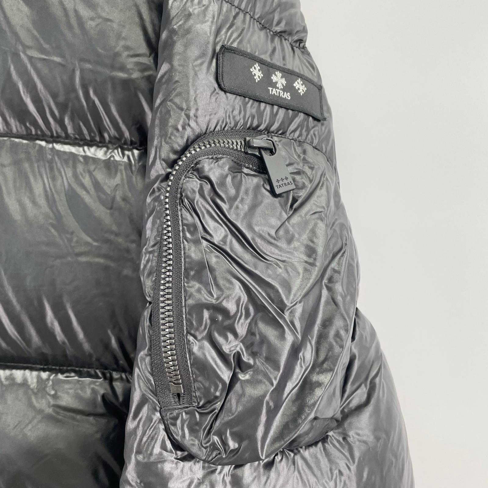 ダウンジャケット 23AW シャイニーナイロンダウンジャケット BELBO ブラック