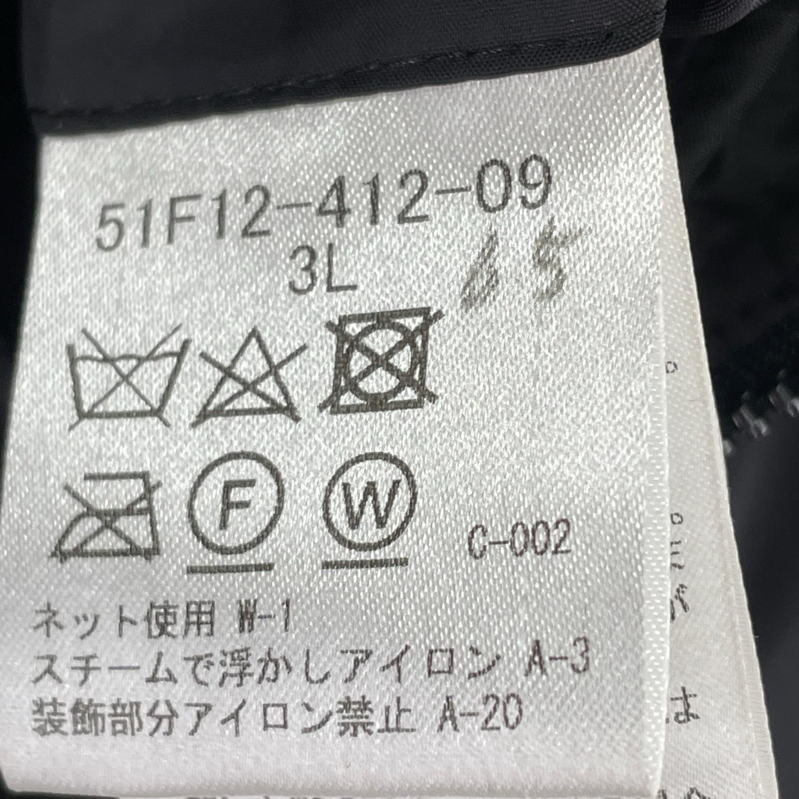 ダウンジャケット キルティングダウンジャケット 3L 3L ブラック