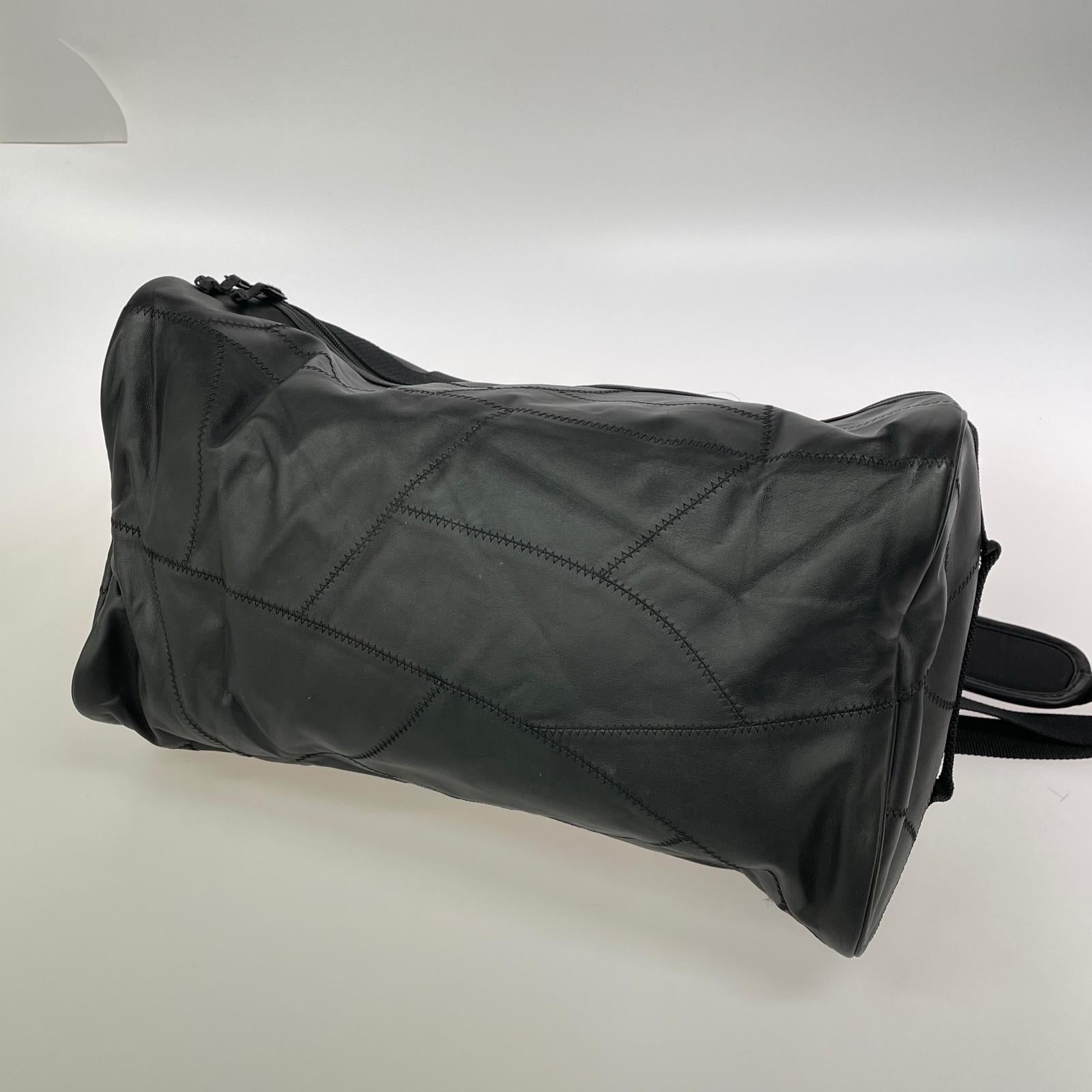 その他バッグ Patchwork Leather Duffle Bag BLK ブラック
