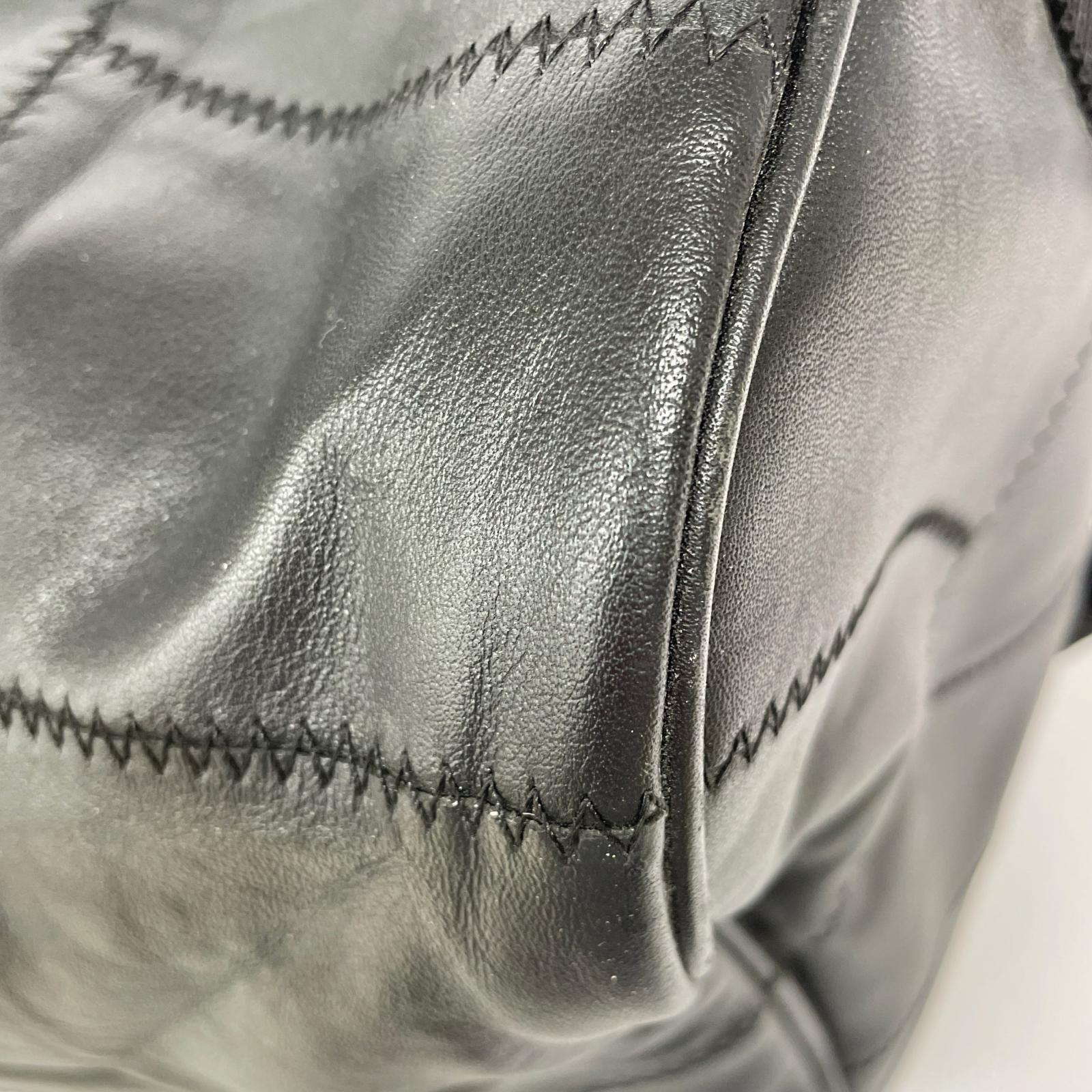 その他バッグ Patchwork Leather Duffle Bag BLK ブラック
