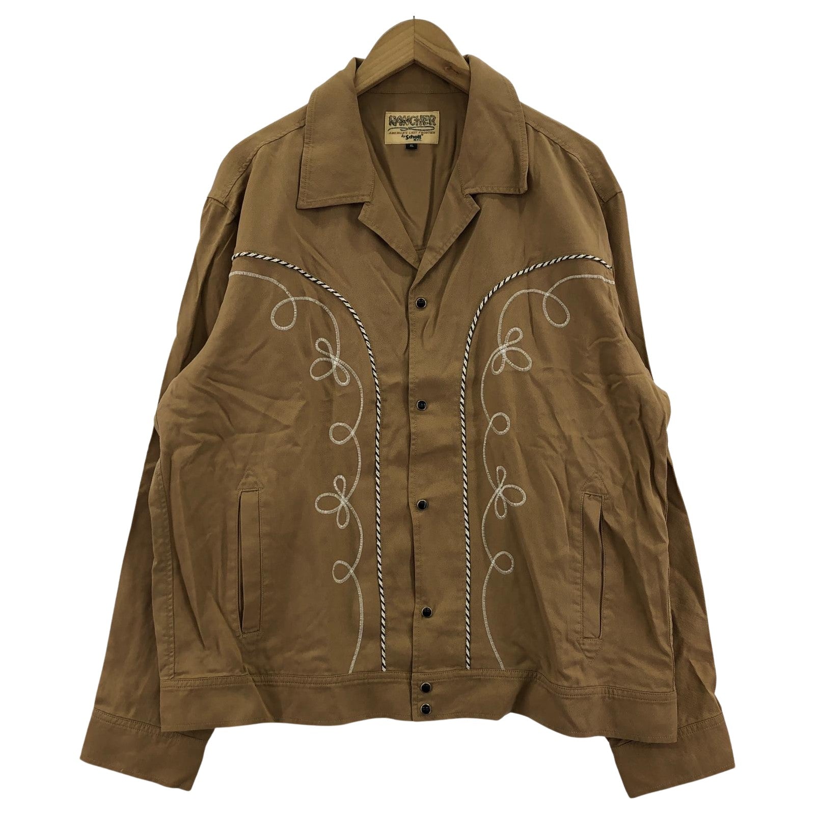 ジャケット LYOCELL WESTERN JACKET ブラウン