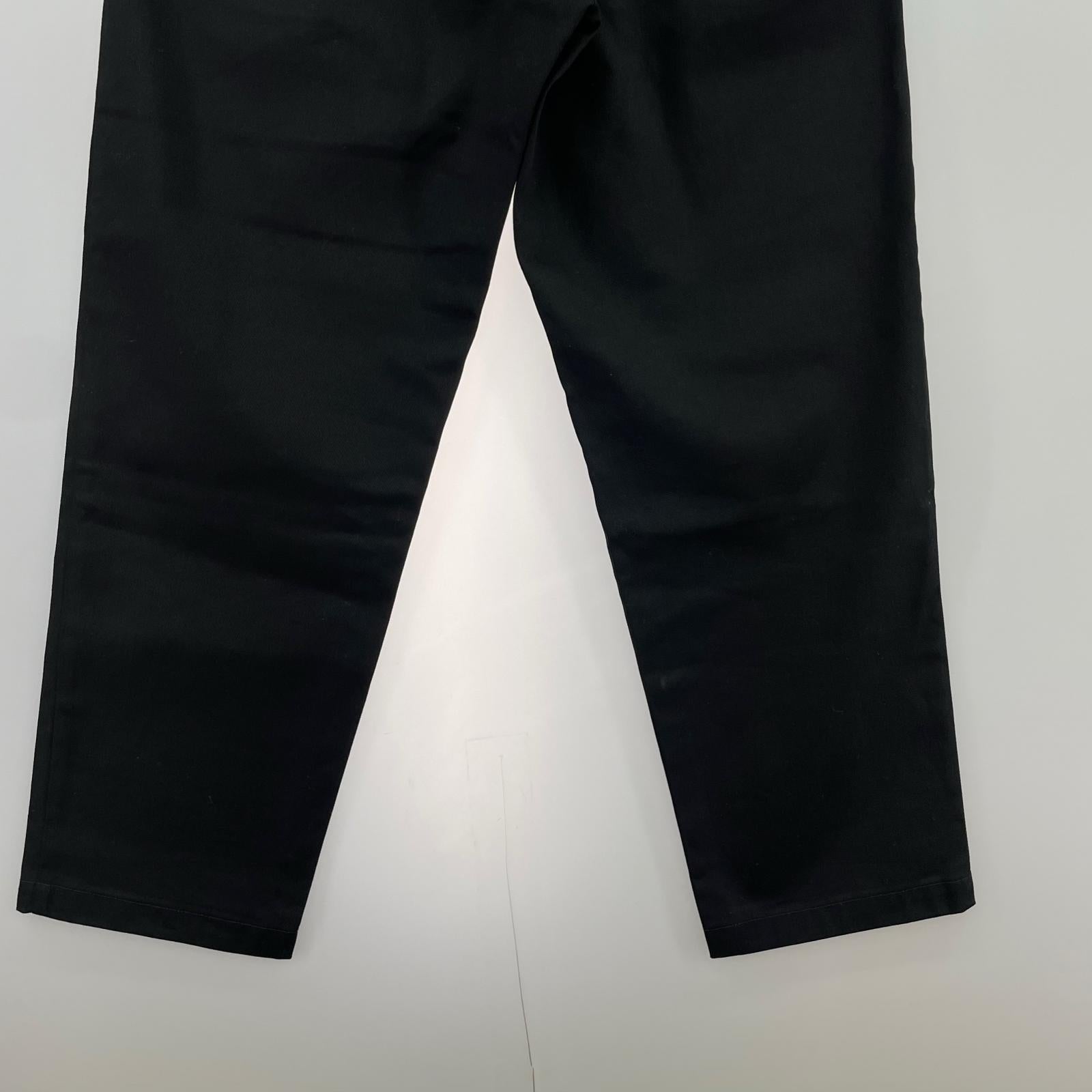 パンツ TC DOUBLE PLEATED WIDE PANTS L ブラック