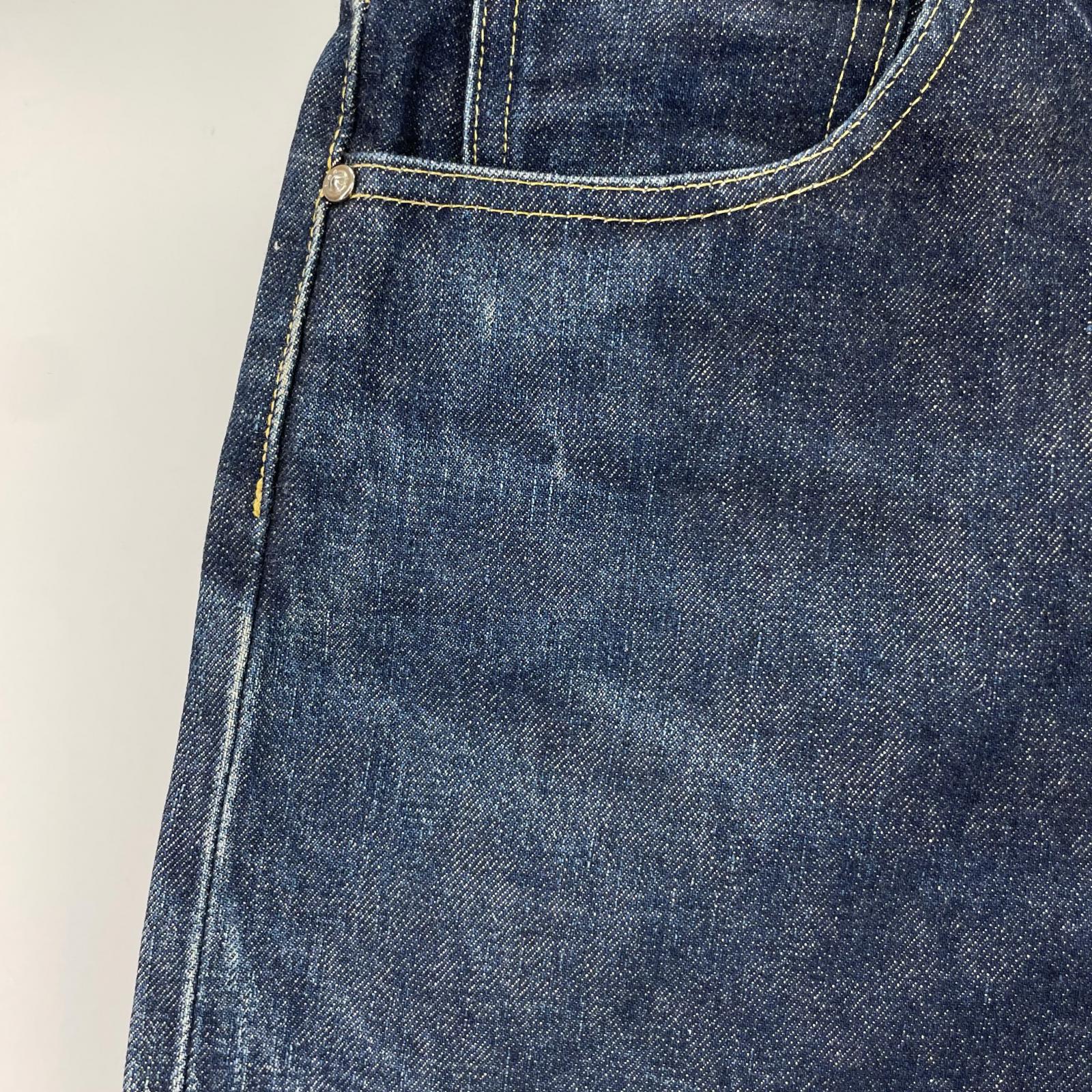 デニムパンツ ｘSchott WWII 101J COWBOY PANTS 30 ネイビー