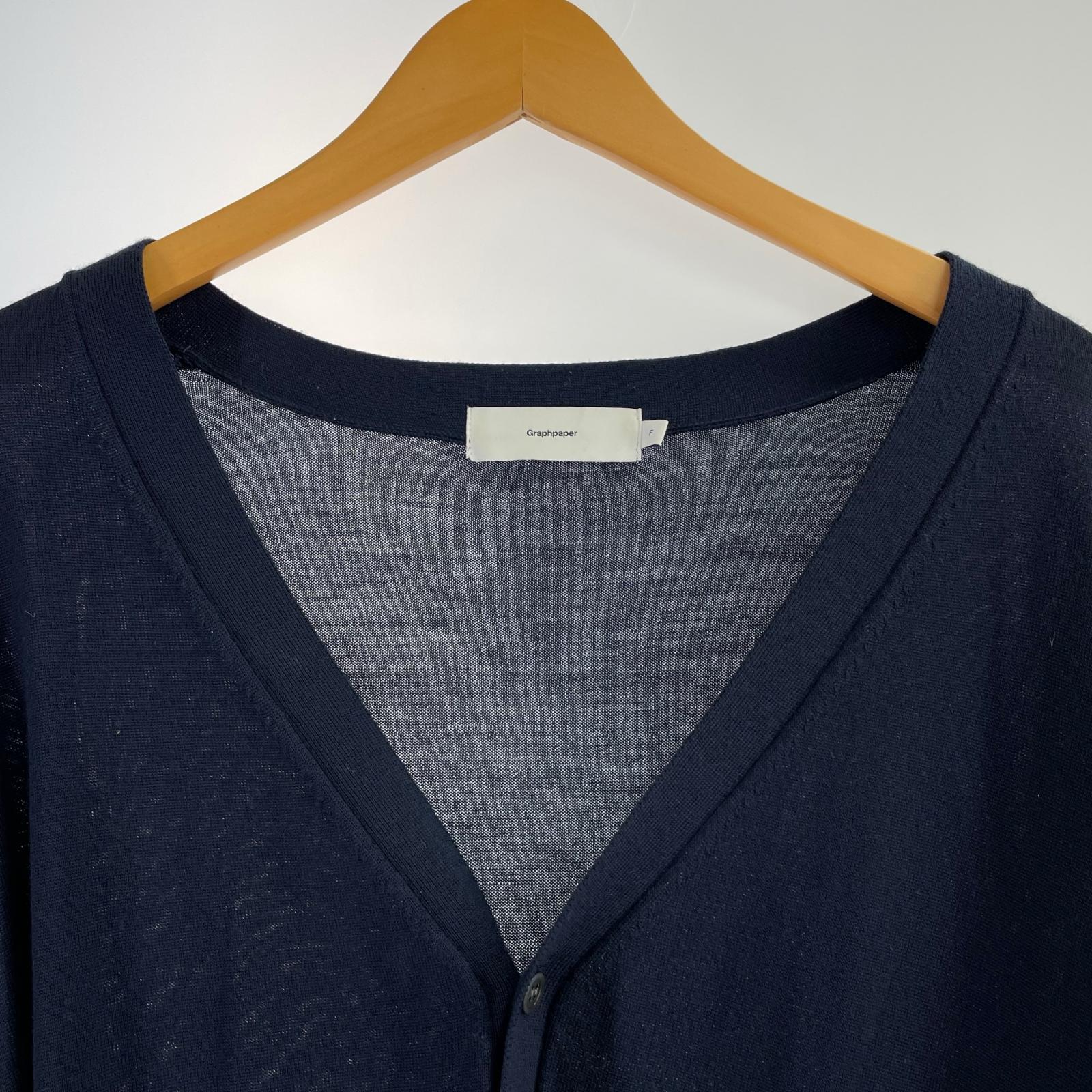 カーディガン Suvin Cardigan フリー ネイビー