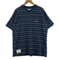 半袖Ｔシャツ WTAPS 26SS BDY 02 SS COTTON ボーダーTee 2 ブルー